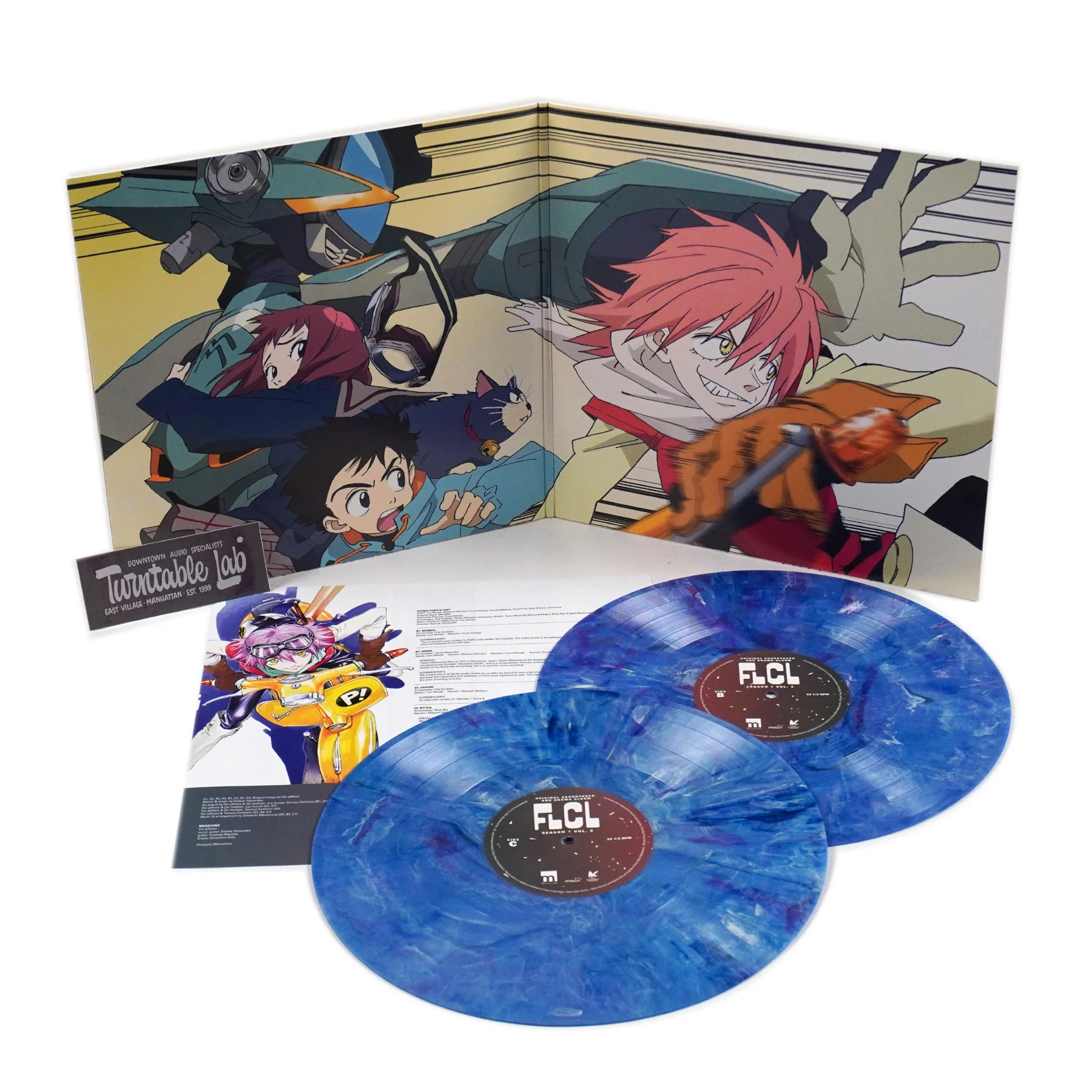 The Pillows: FLCL Season 1 Vol. 2 Soundtrack (Blue Marble Colored Vinyl) Vinyl 2LP - Image 2