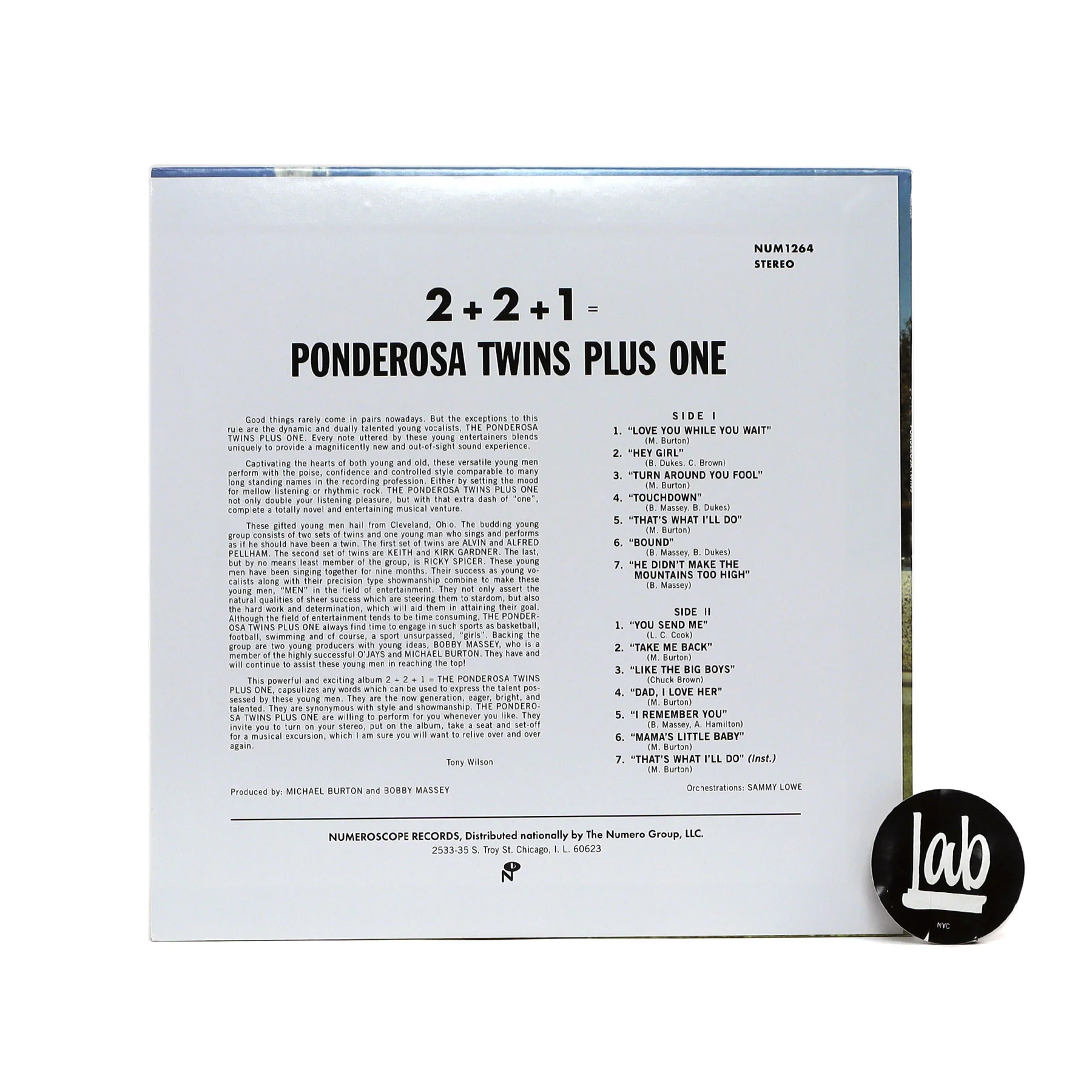 The Ponderosa Twins Plus One: 2+2+1 (Colored Vinyl) Vinyl LP - Image 3