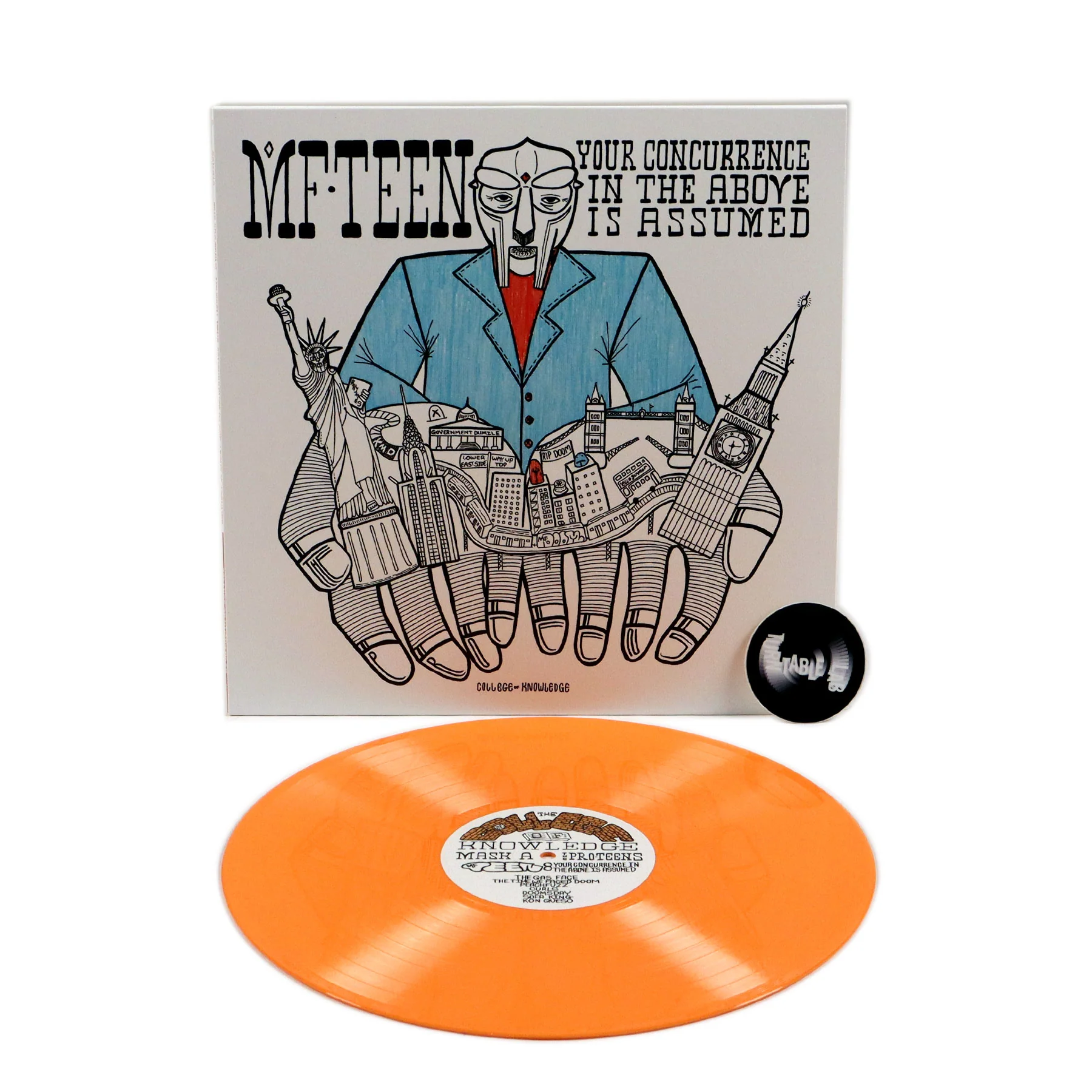 The Pro-Teens: MF TEEN - Your Concurrence In The Above Is Assumed (MF Doom Covers) (Colored Vinyl) Vinyl LP - Image 2