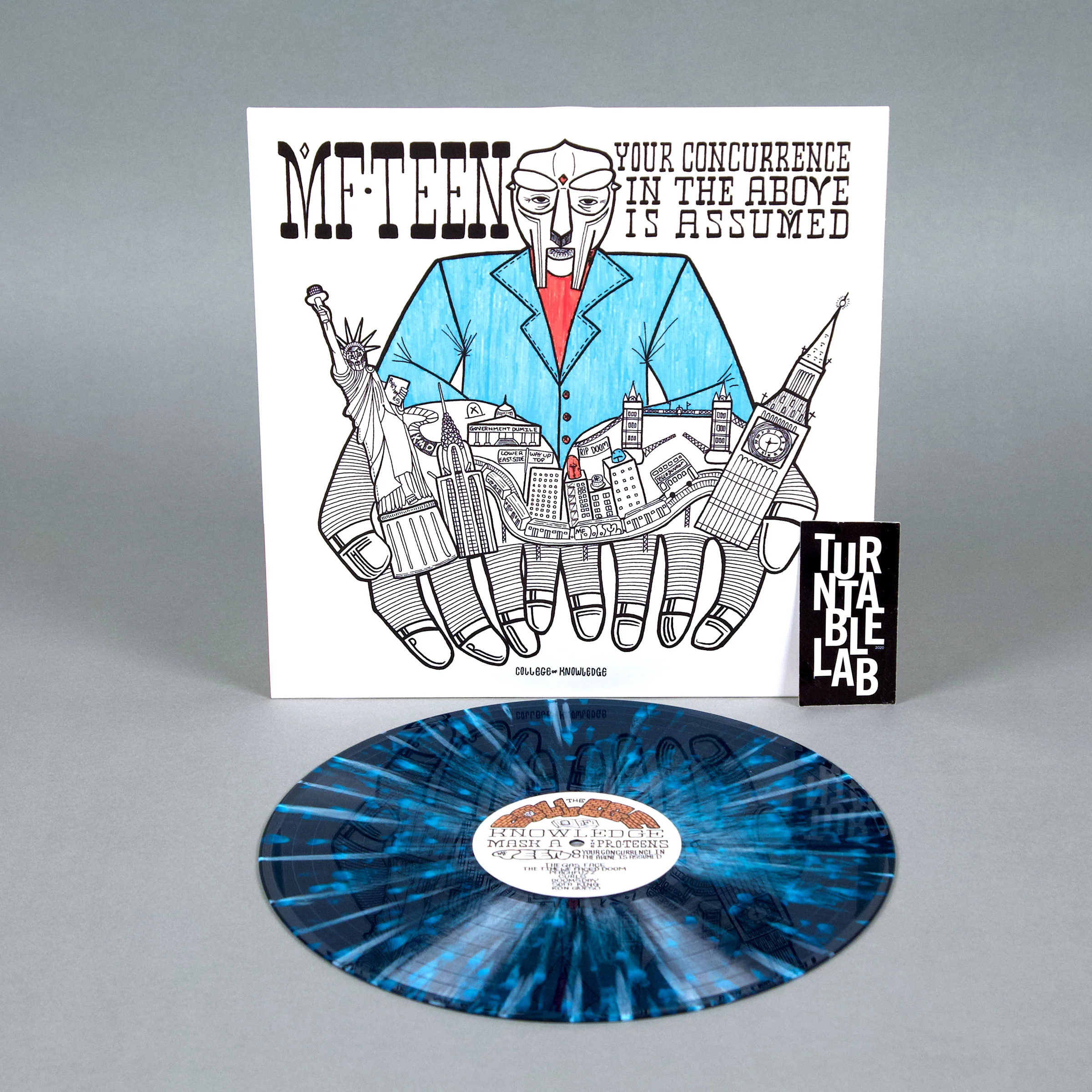 The Pro-Teens: MF TEEN - Your Concurrence In The Above Is Assumed (MF Doom Covers) (Colored Vinyl) Vinyl LP - Turntable Lab Exclusive - Image 3