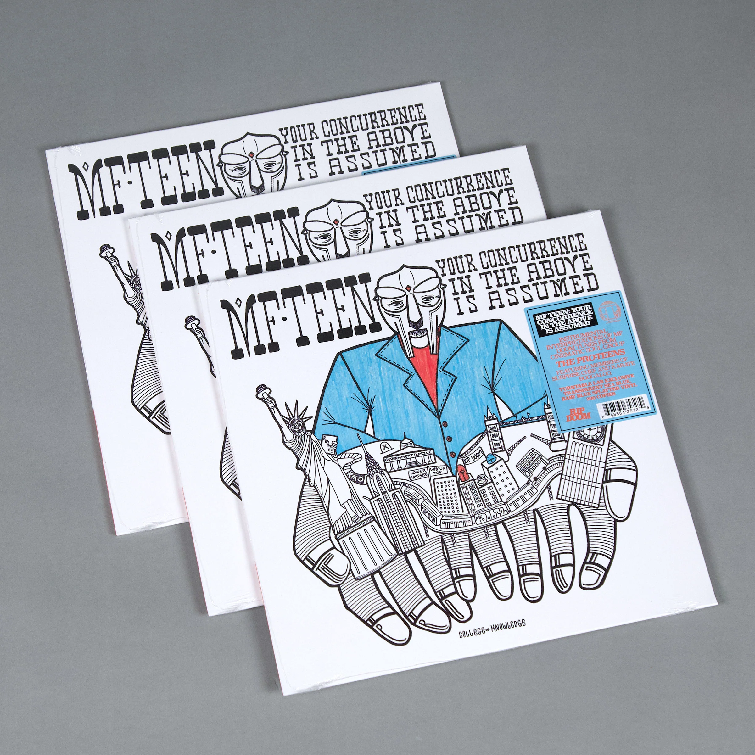 The Pro-Teens: MF TEEN - Your Concurrence In The Above Is Assumed (MF Doom Covers) (Colored Vinyl) Vinyl LP - Turntable Lab Exclusive - Image 6