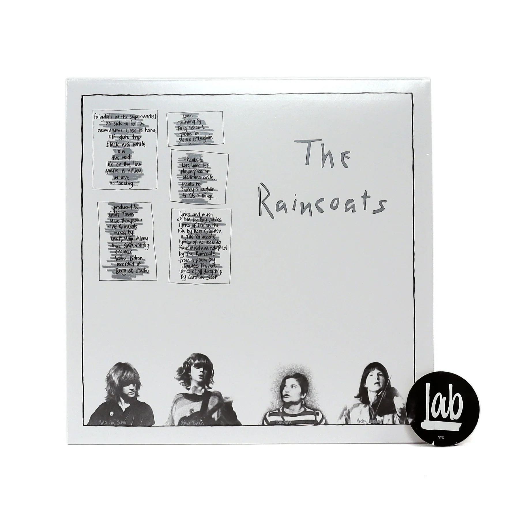 The Raincoats: The Raincoats 40th Anniversary (Indie Exclusive Colored Vinyl) Vinyl LP - Image 3