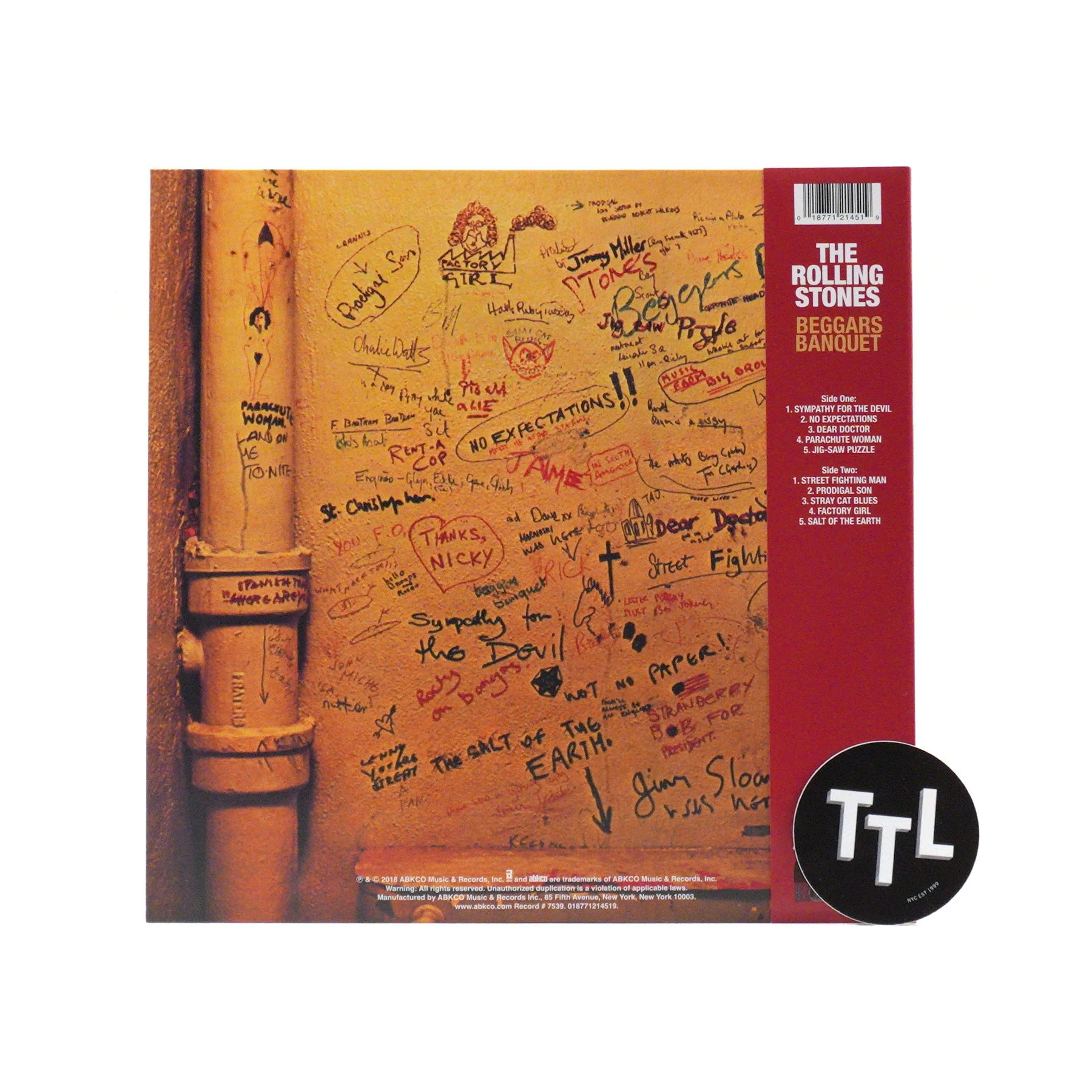The Rolling Stones: Beggars Banquet (Colored Vinyl) Vinyl LP - Image 3