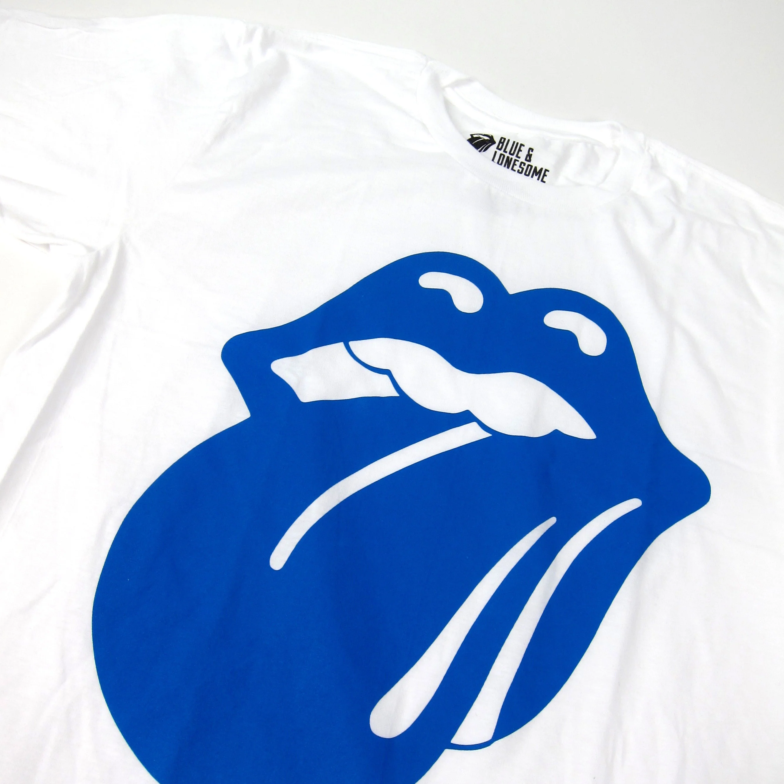 The Rolling Stones: Blue And Lonesome 72 Logo Shirt - White - Image 2