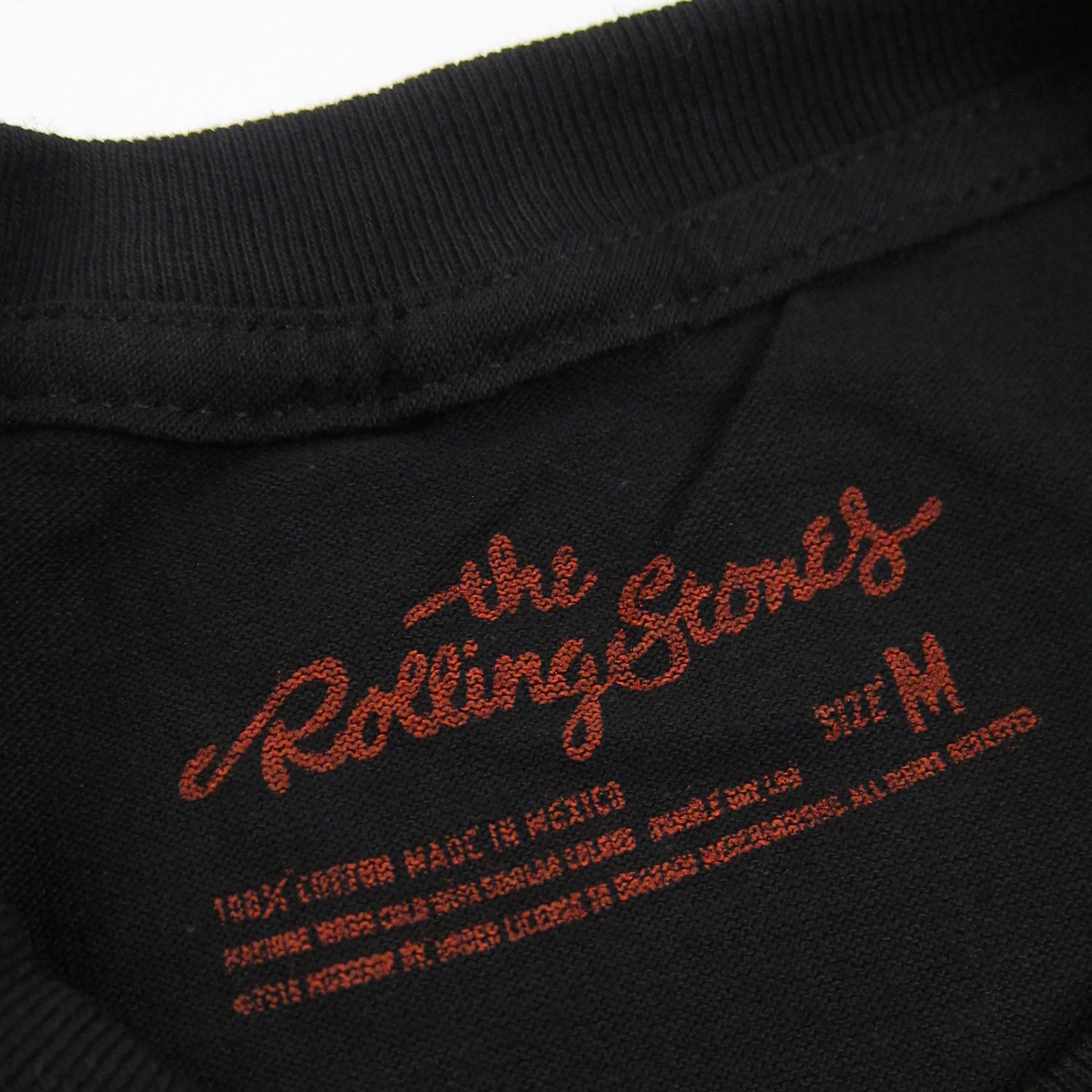 The Rolling Stones: Exile Faded Shirt - Black - Image 2