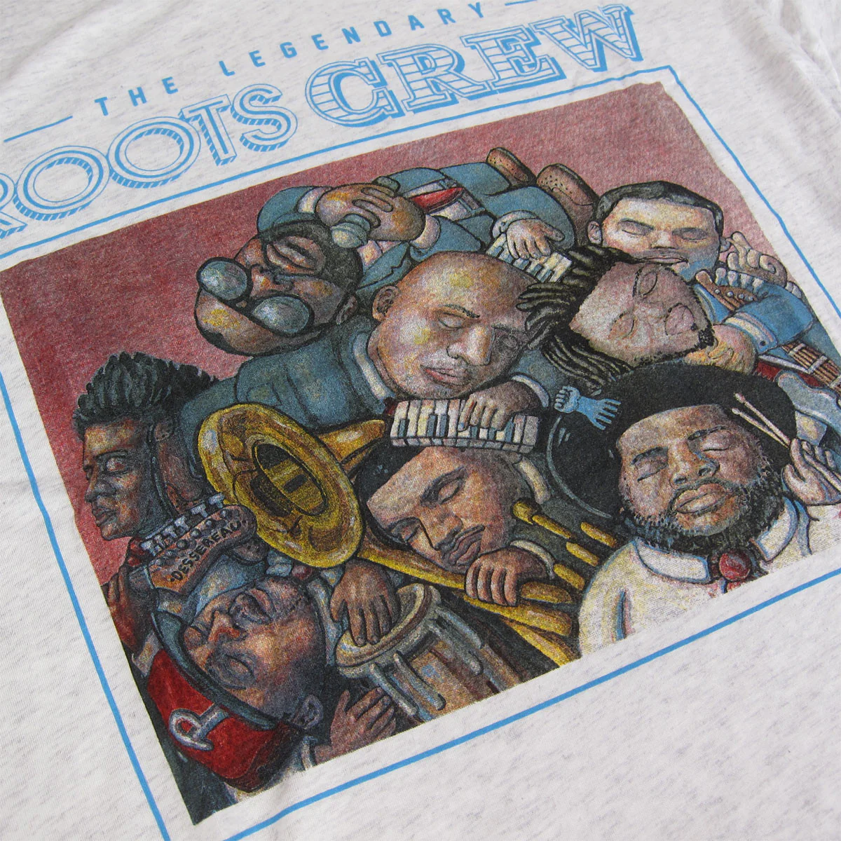 The Roots: Legendary Roots Crew Shirt - Heather Grey - Image 2