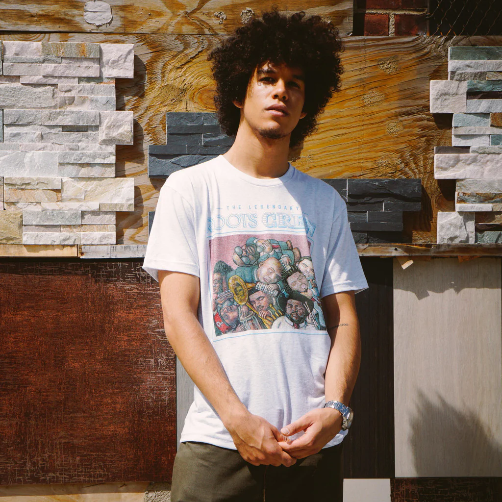 The Roots: Legendary Roots Crew Shirt - Heather Grey - Image 3