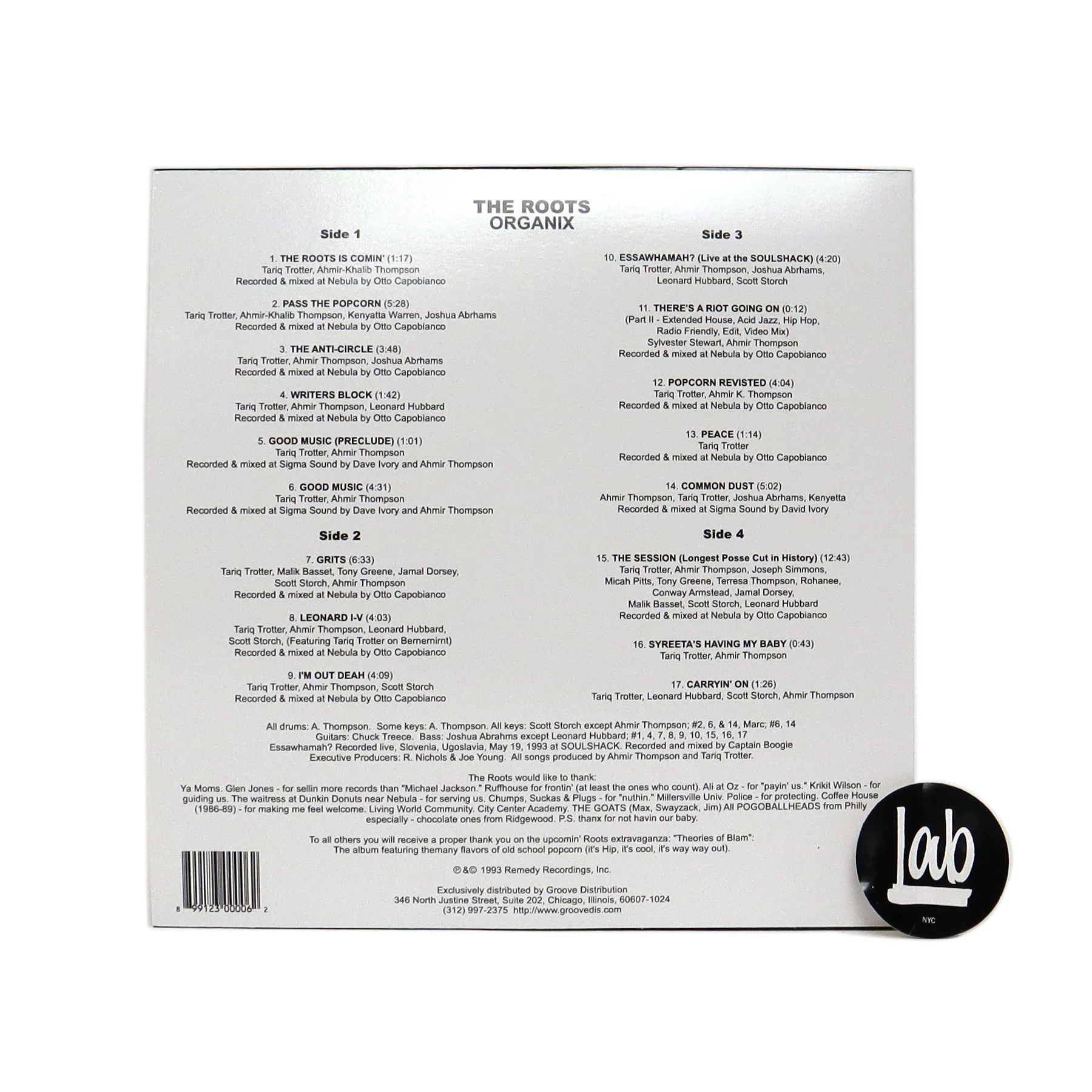 The Roots: Organix Vinyl 2LP - Image 3