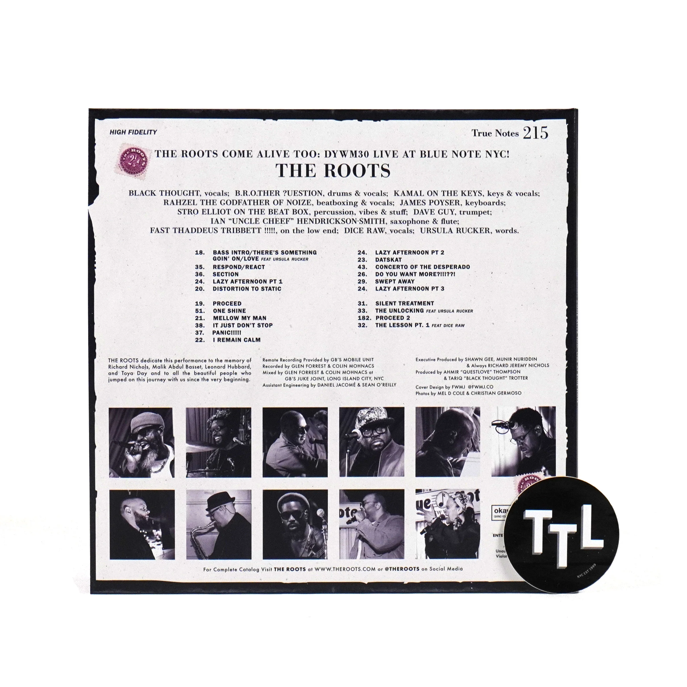 The Roots: The Roots Come Alive Too - DYWM30 Live At The Blue Note NYC (Colored Vinyl) Vinyl 2LP - Image 3