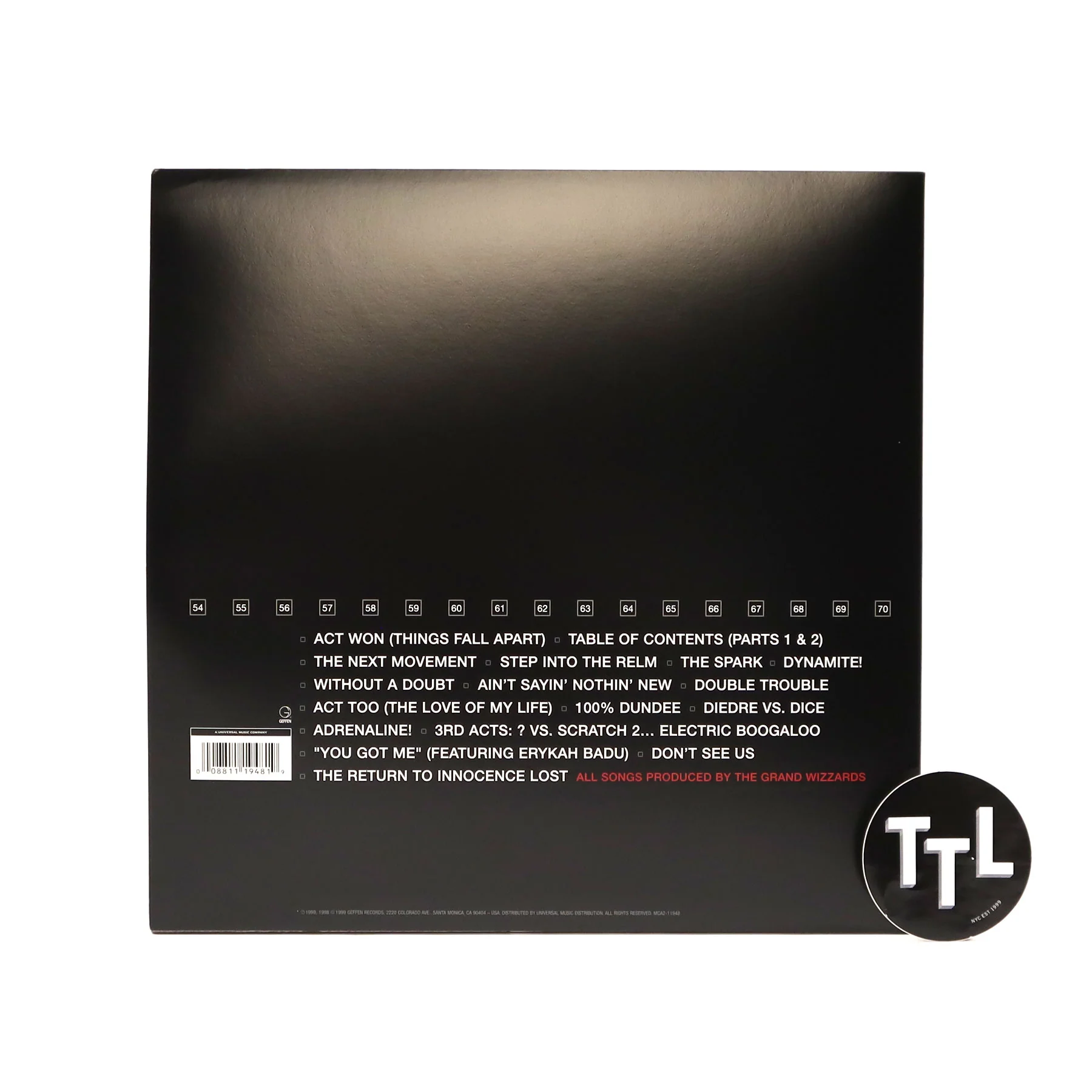 The Roots: Things Fall Apart Vinyl 2LP - Image 3