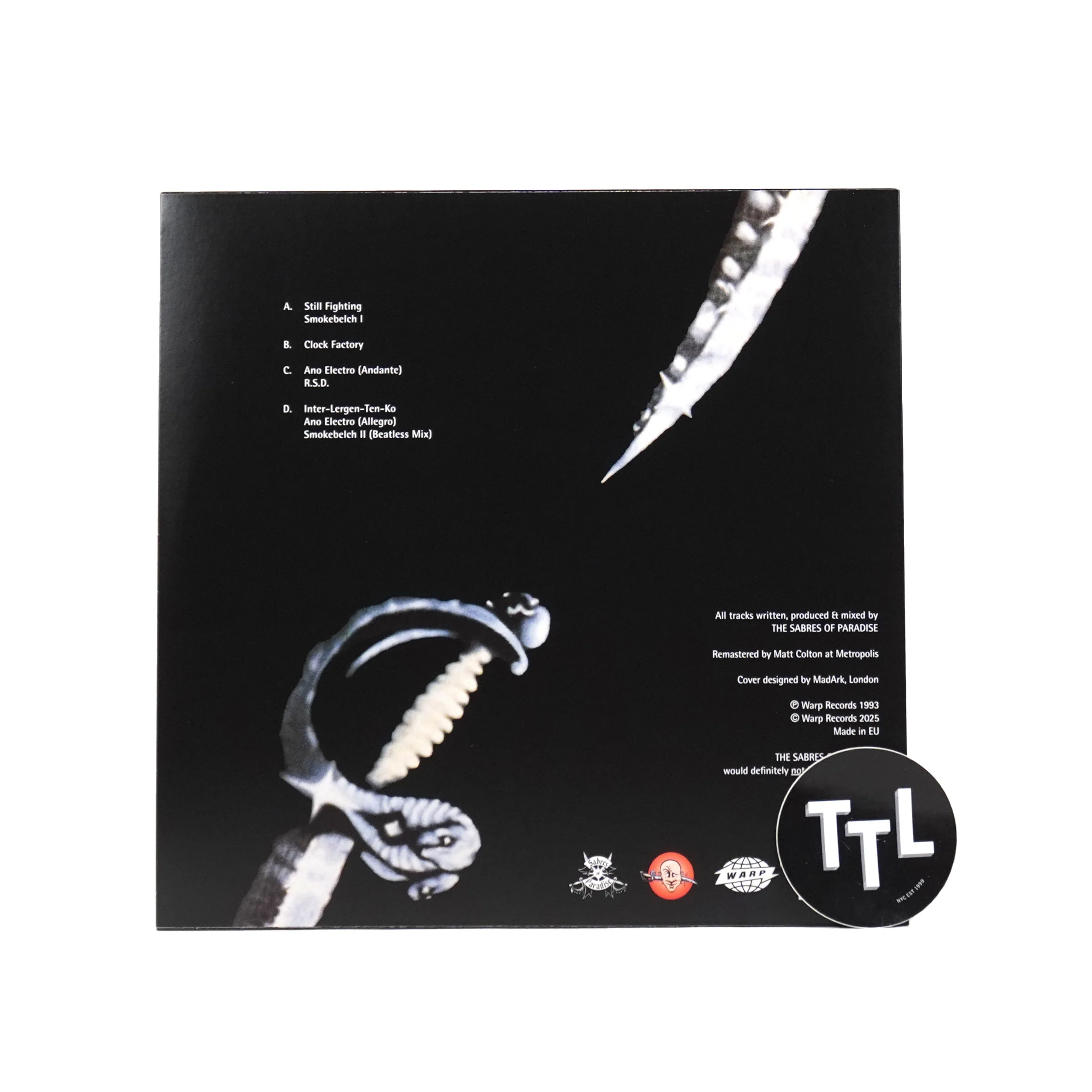 The Sabres Of Paradise: Sabresonic Vinyl 2LP - Image 3