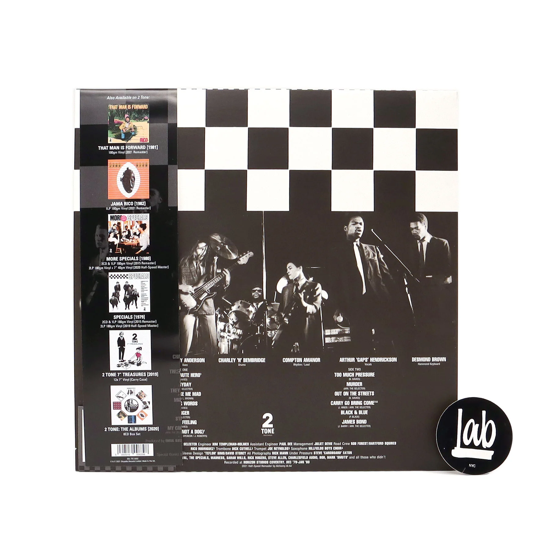 The Selecter: Too Much Pressure - 40th Anniversary (180g, Indie Exclusive Colored Vinyl) Vinyl LP + 7" - Image 3