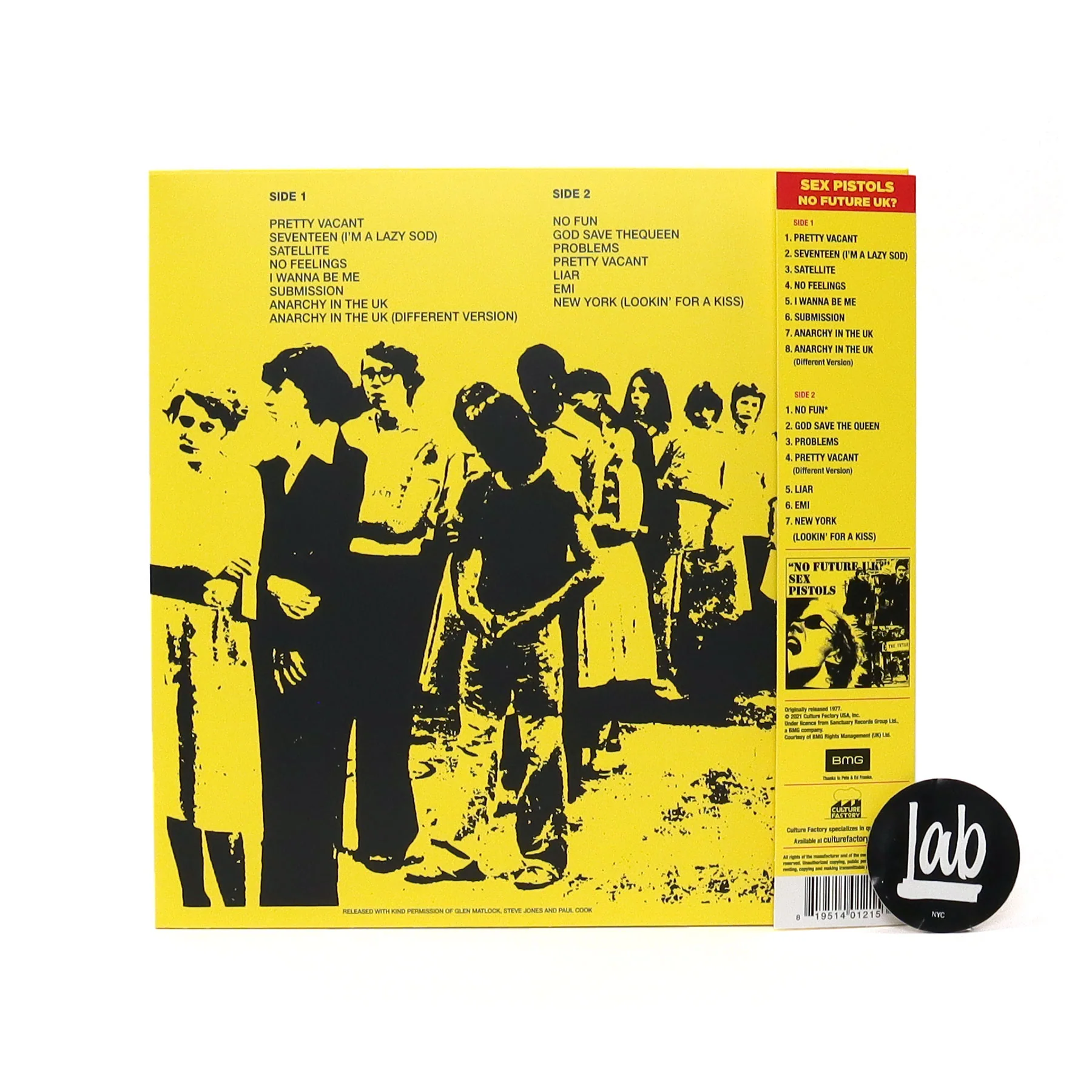 Sex Pistols: No Future UK (Indie Exclusive Colored Vinyl) Vinyl LP - Image 3