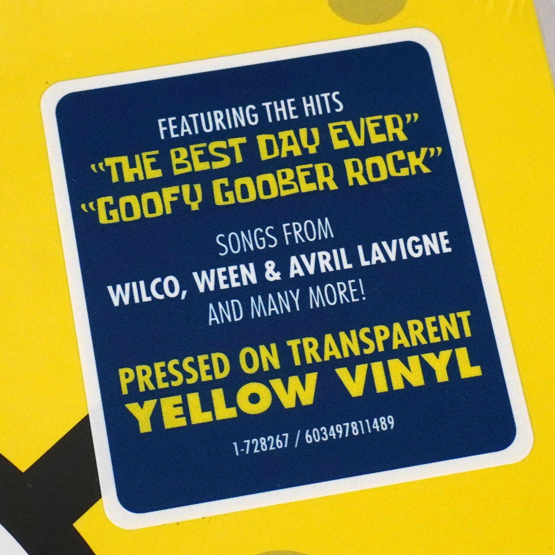 SpongeBob SquarePants: Music From The Movie And More (Colored Vinyl) Vinyl LP - Image 4
