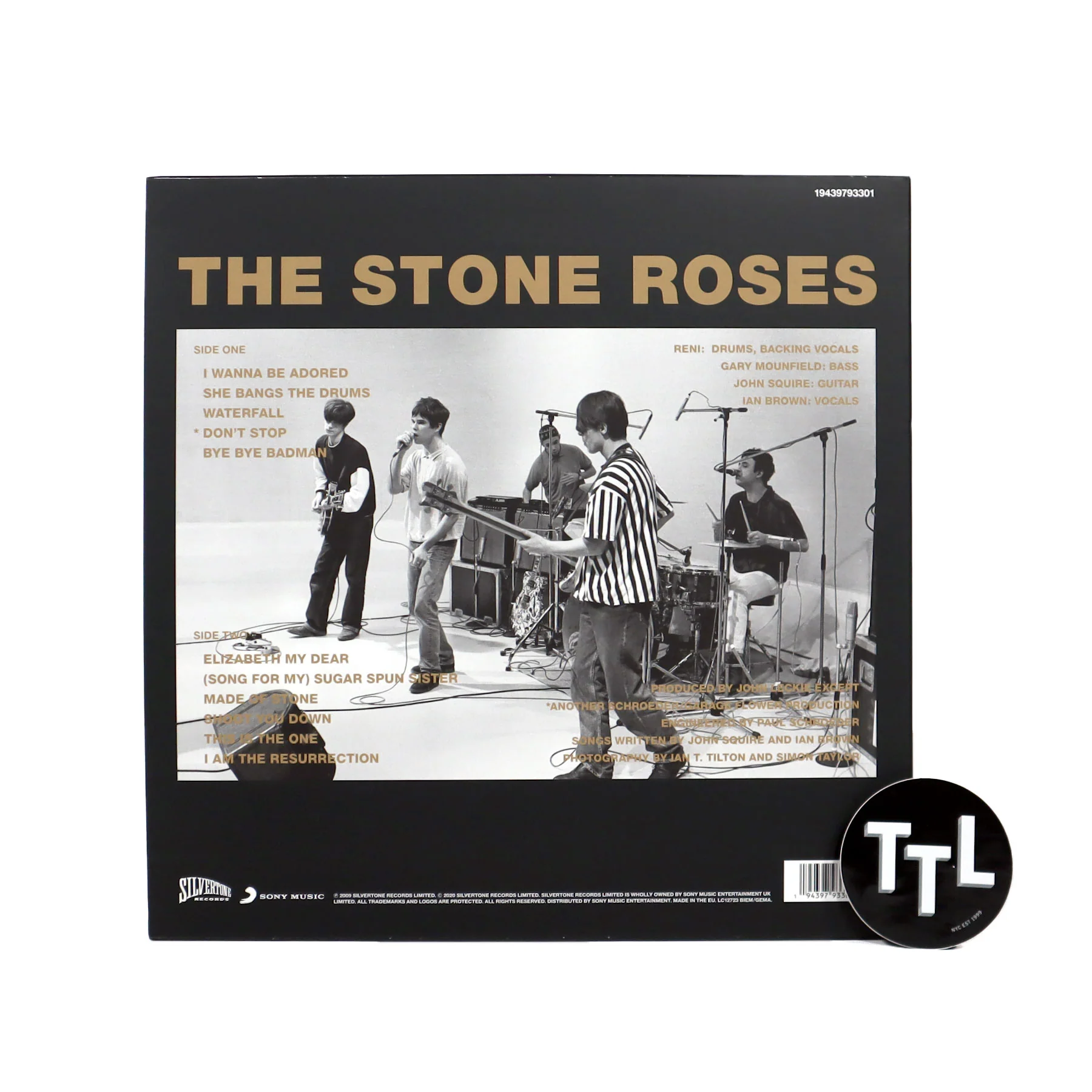 The Stone Roses: The Stone Roses (180g, Import, Clear Colored Vinyl) Vinyl LP - Image 3