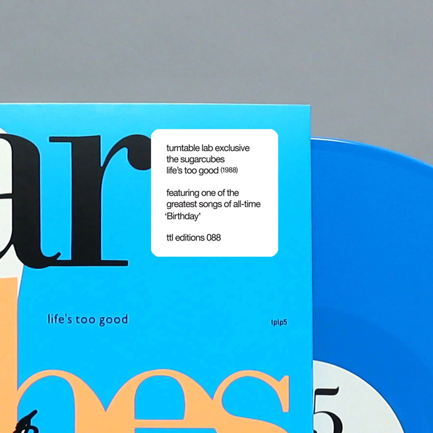 The Sugarcubes: Life's Too Good (Colored Vinyl) Vinyl LP - Turntable Lab Exclusive - LIMIT 1 PER CUSTOMER - Image 5