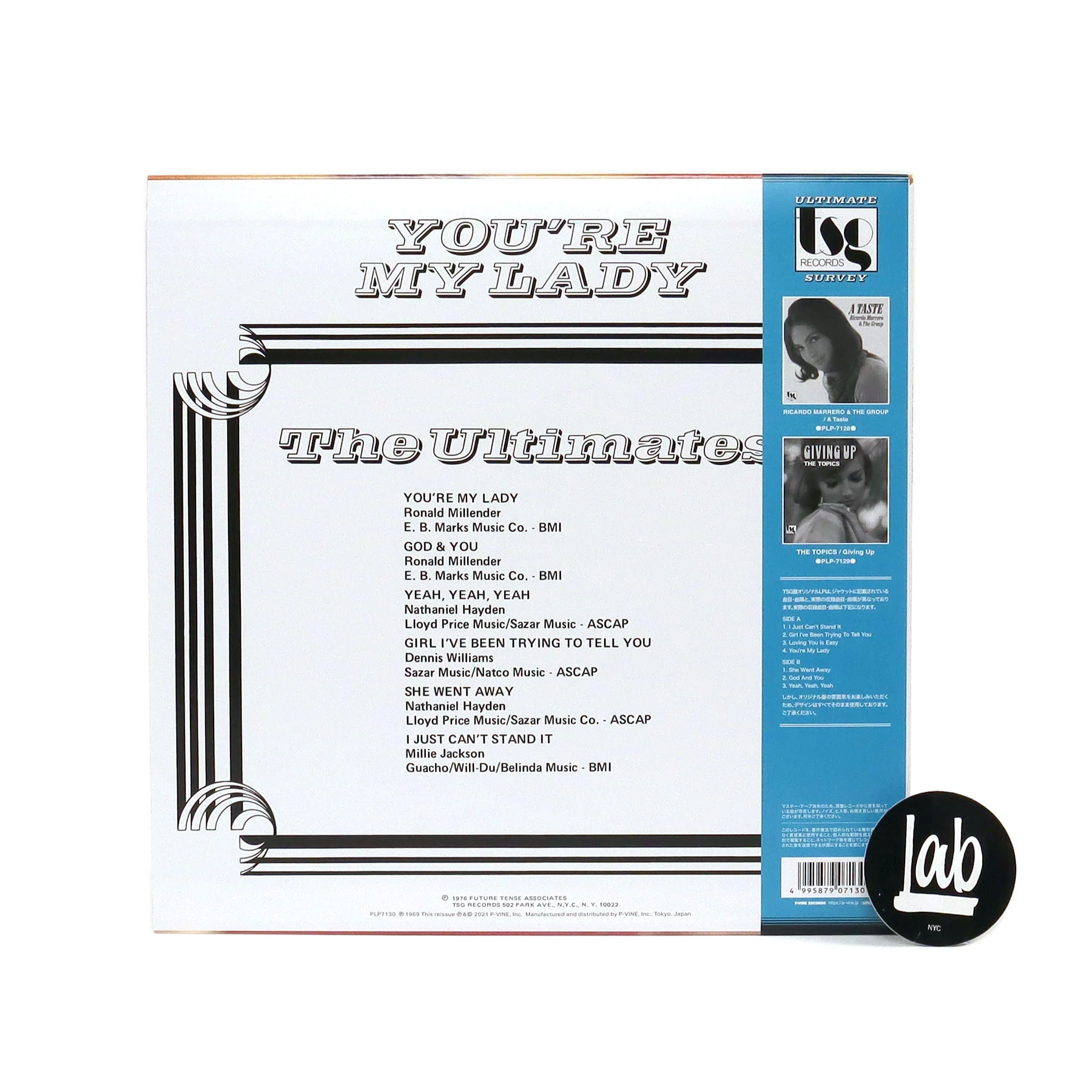 The Ultimates: You're My Lady (Japan Import) Vinyl LP - Image 2
