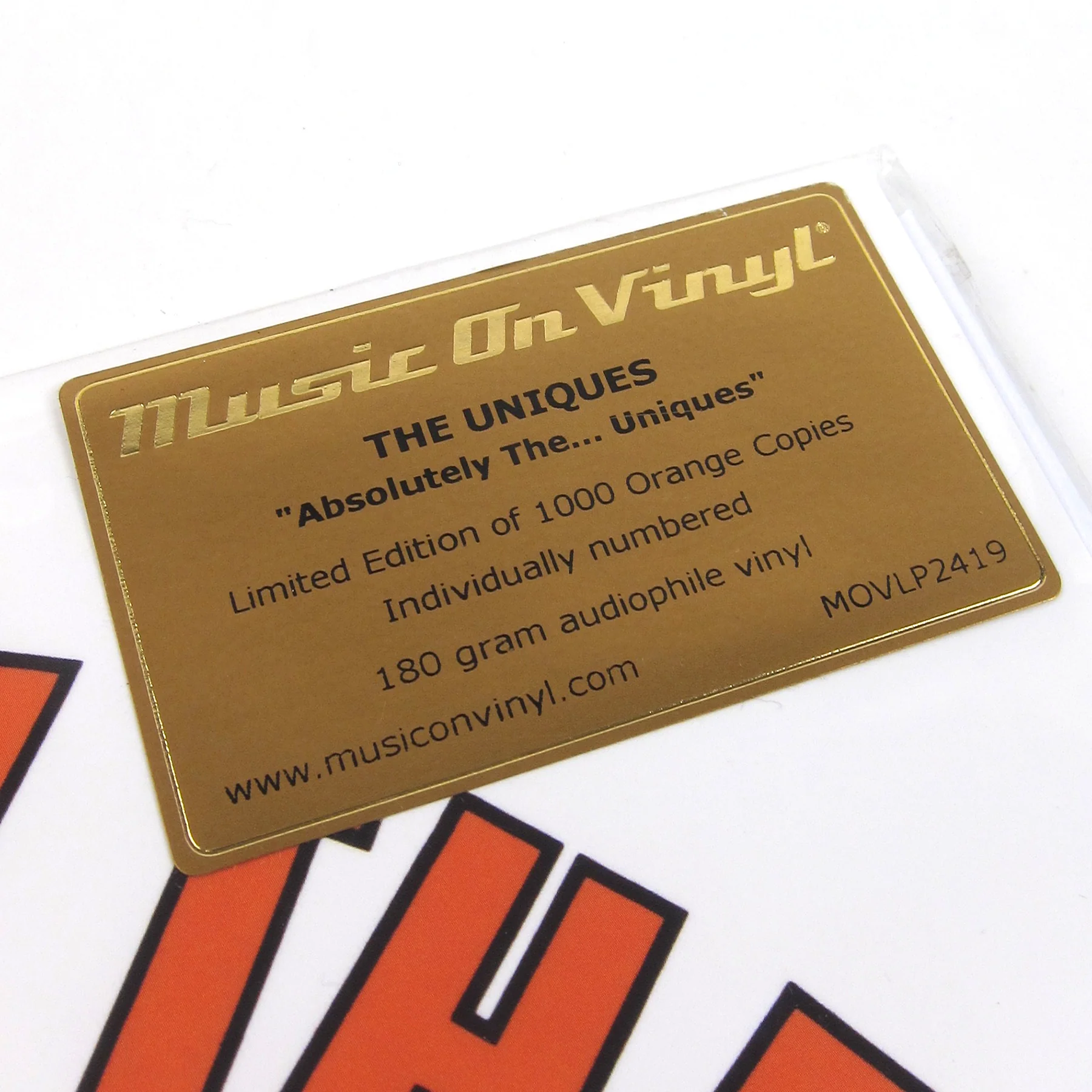The Uniques: Absolutely The... Uniques (Music On Vinyl 180g, Colored Vinyl) Vinyl LP - Image 3