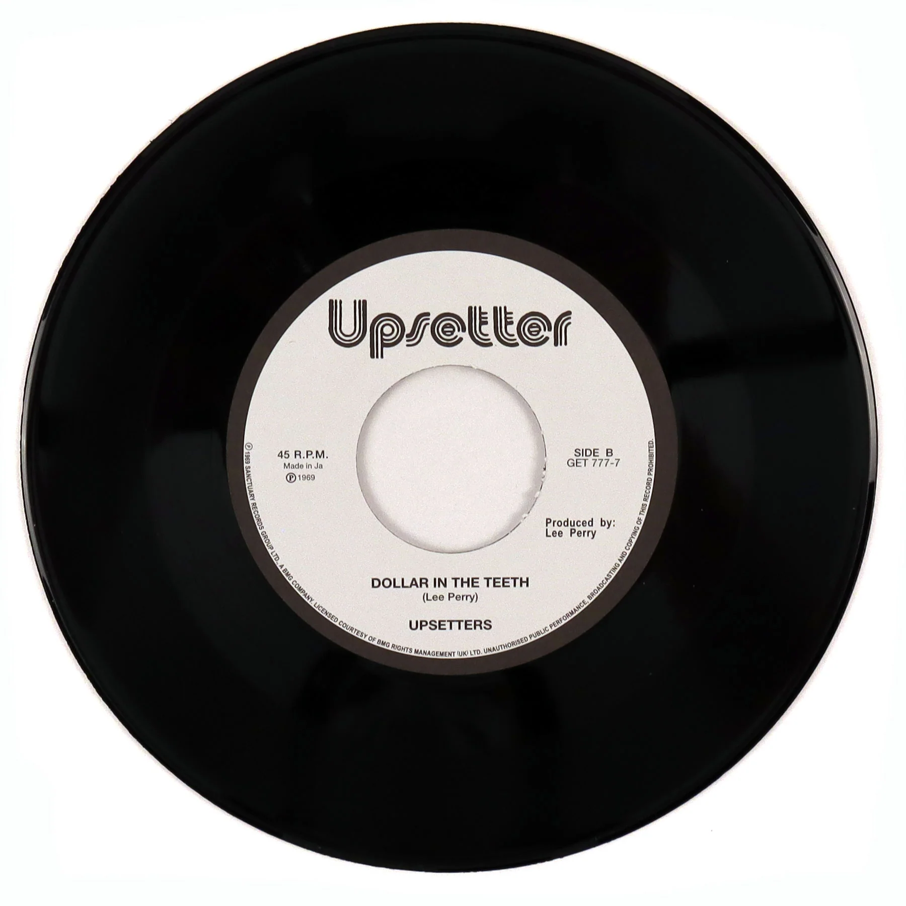 The Upsetters: Return Of Django / Dollar In The Teeth (Lee Perry) Vinyl 7" - Image 2