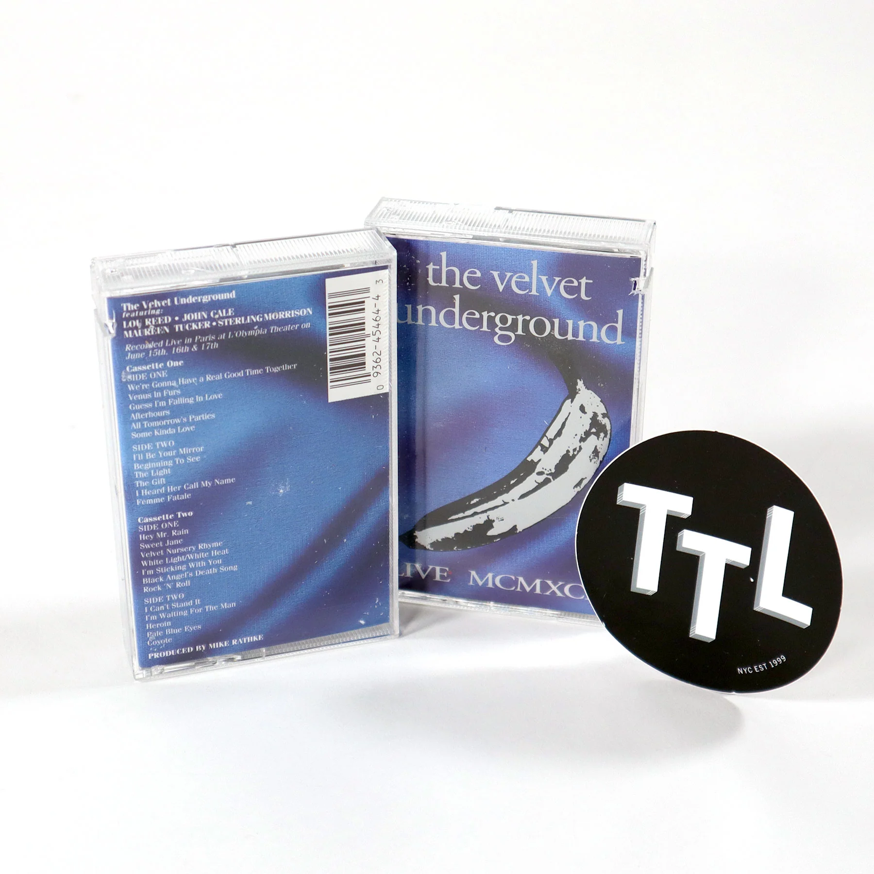 The Velvet Underground: Live MCMXCIII Double Cassette Tape (Deadstock) - Image 4