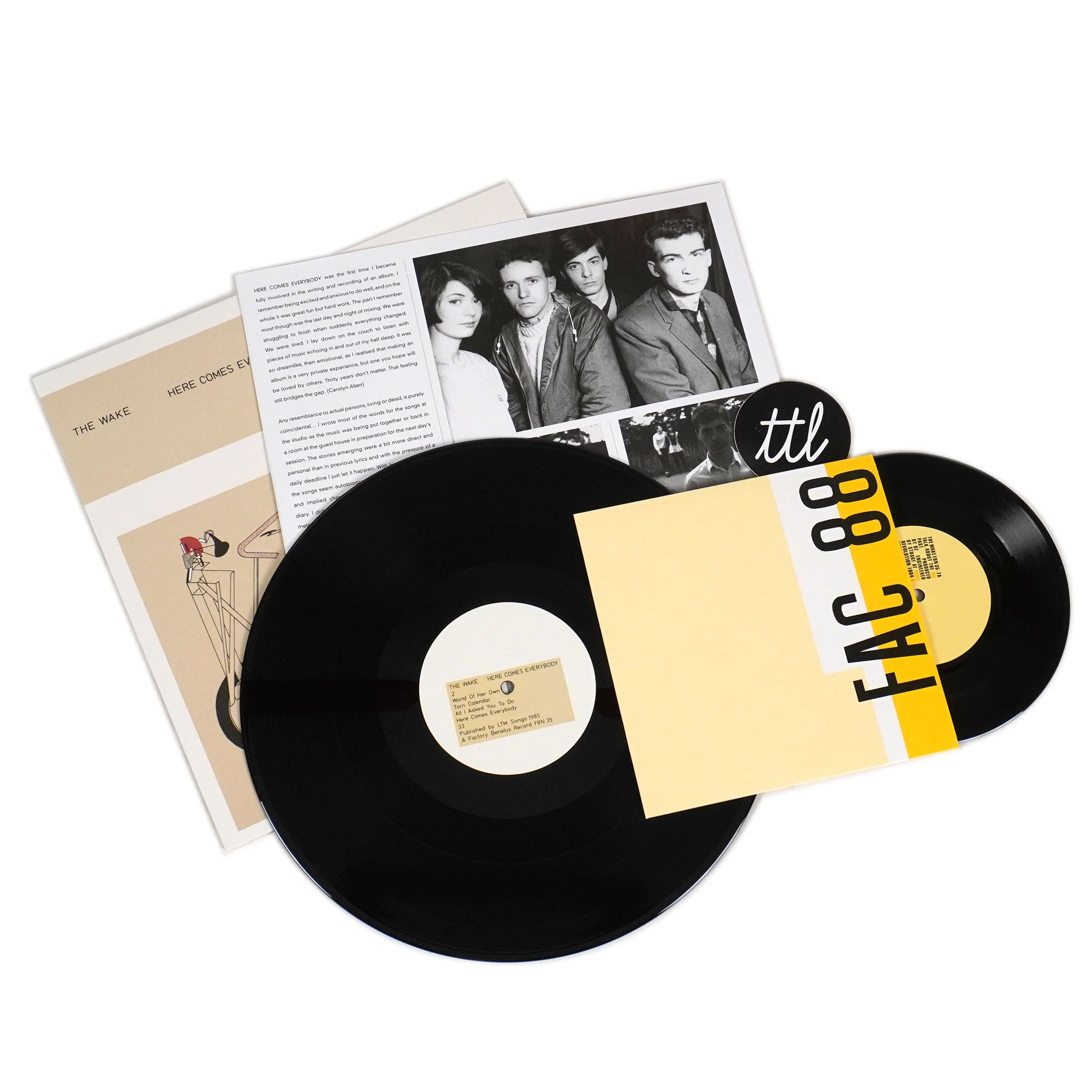 The Wake: Here Comes Everybody (180g) Vinyl LP+7" - Image 2