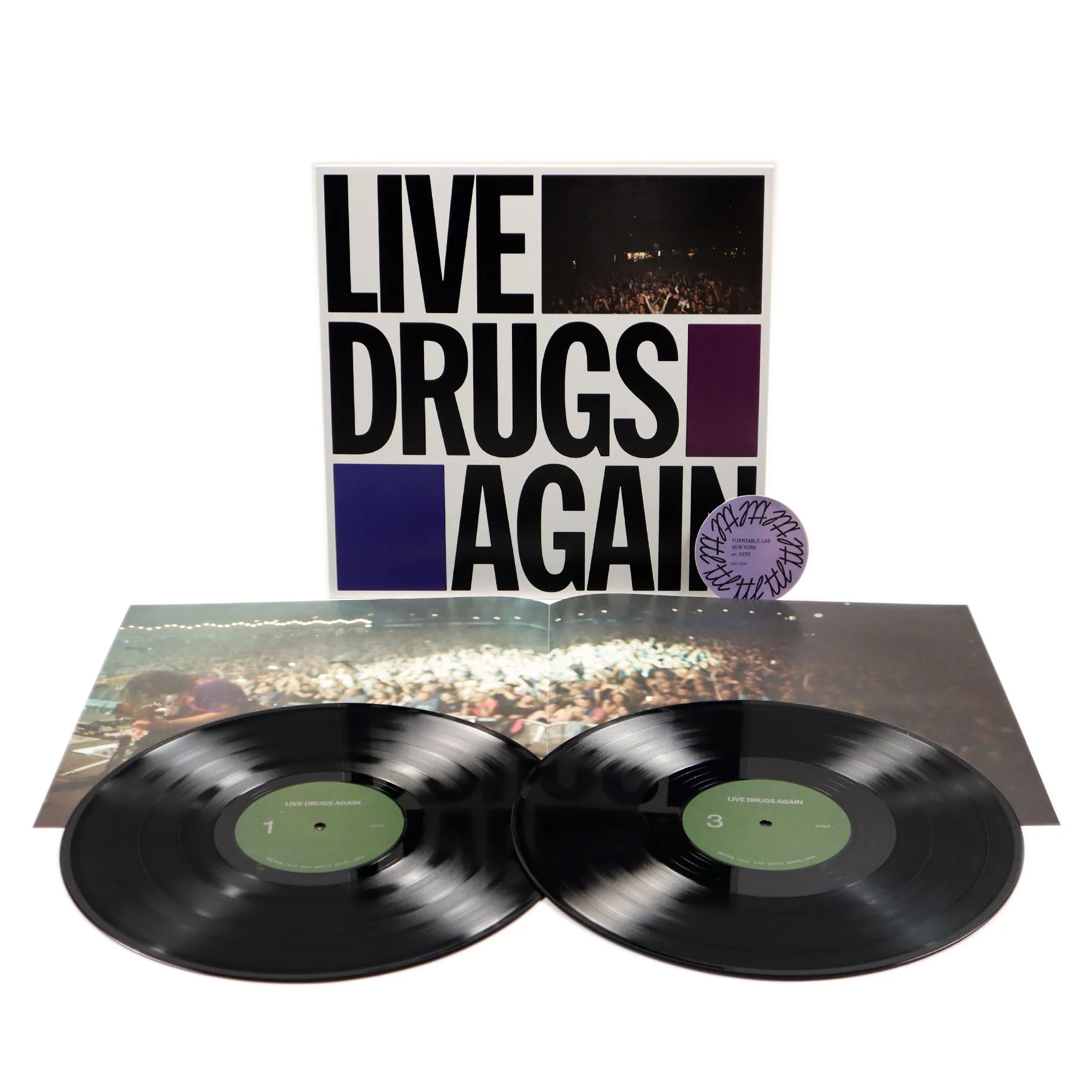 The War On Drugs: Live Drugs Again Vinyl 2LP - Image 2