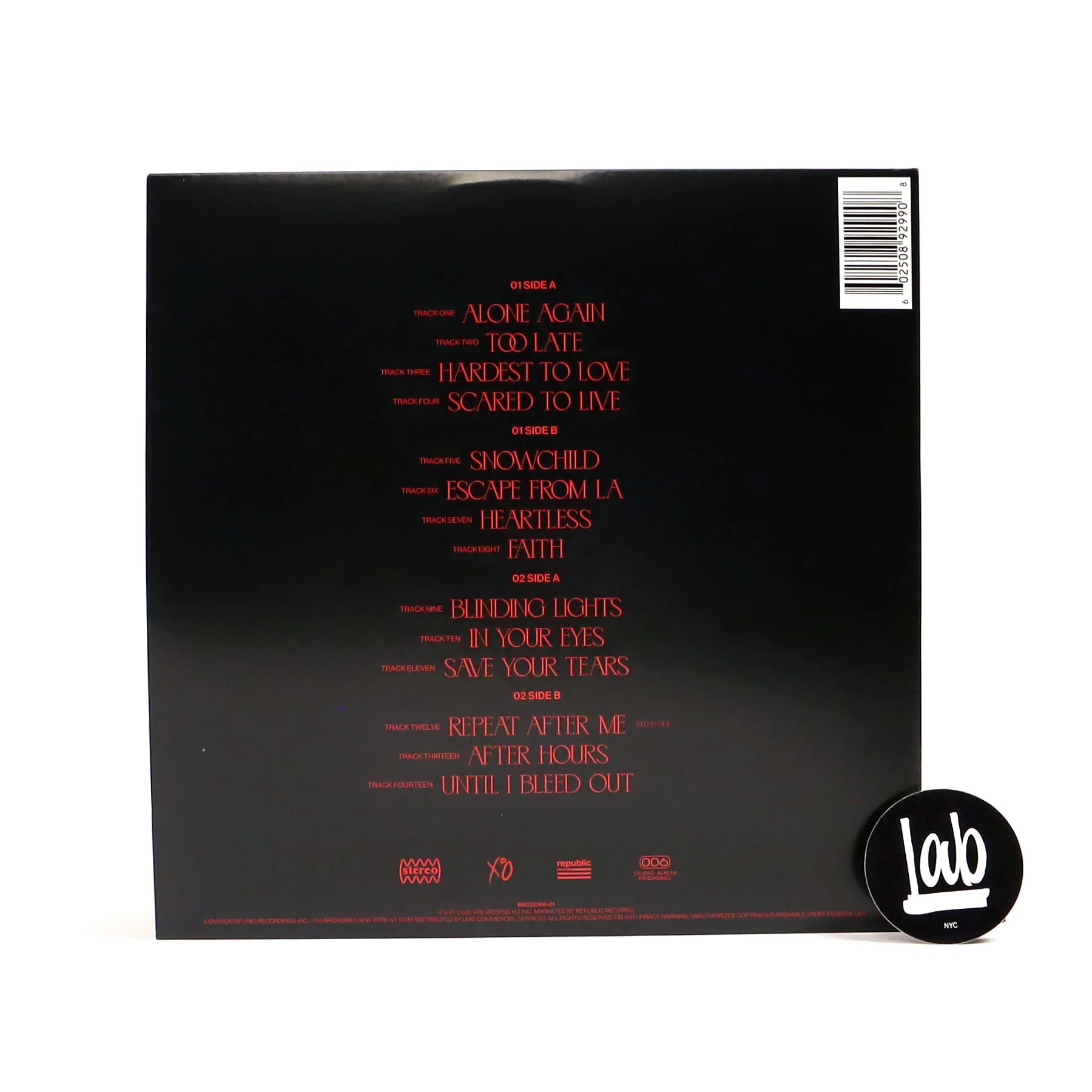 The Weeknd: After Hours (Colored Vinyl) Vinyl 2LP - Image 3