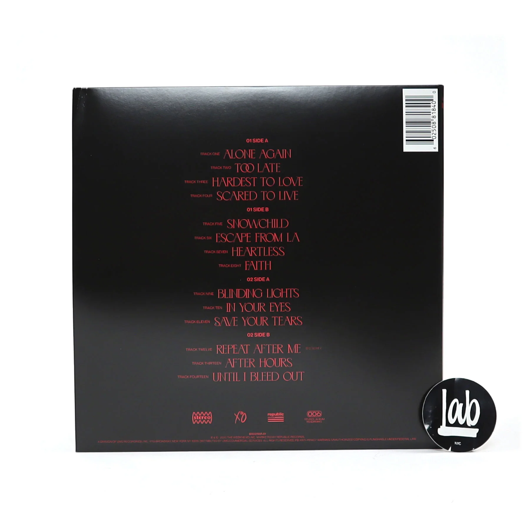 The Weeknd: After Hours Vinyl 2LP - Image 3