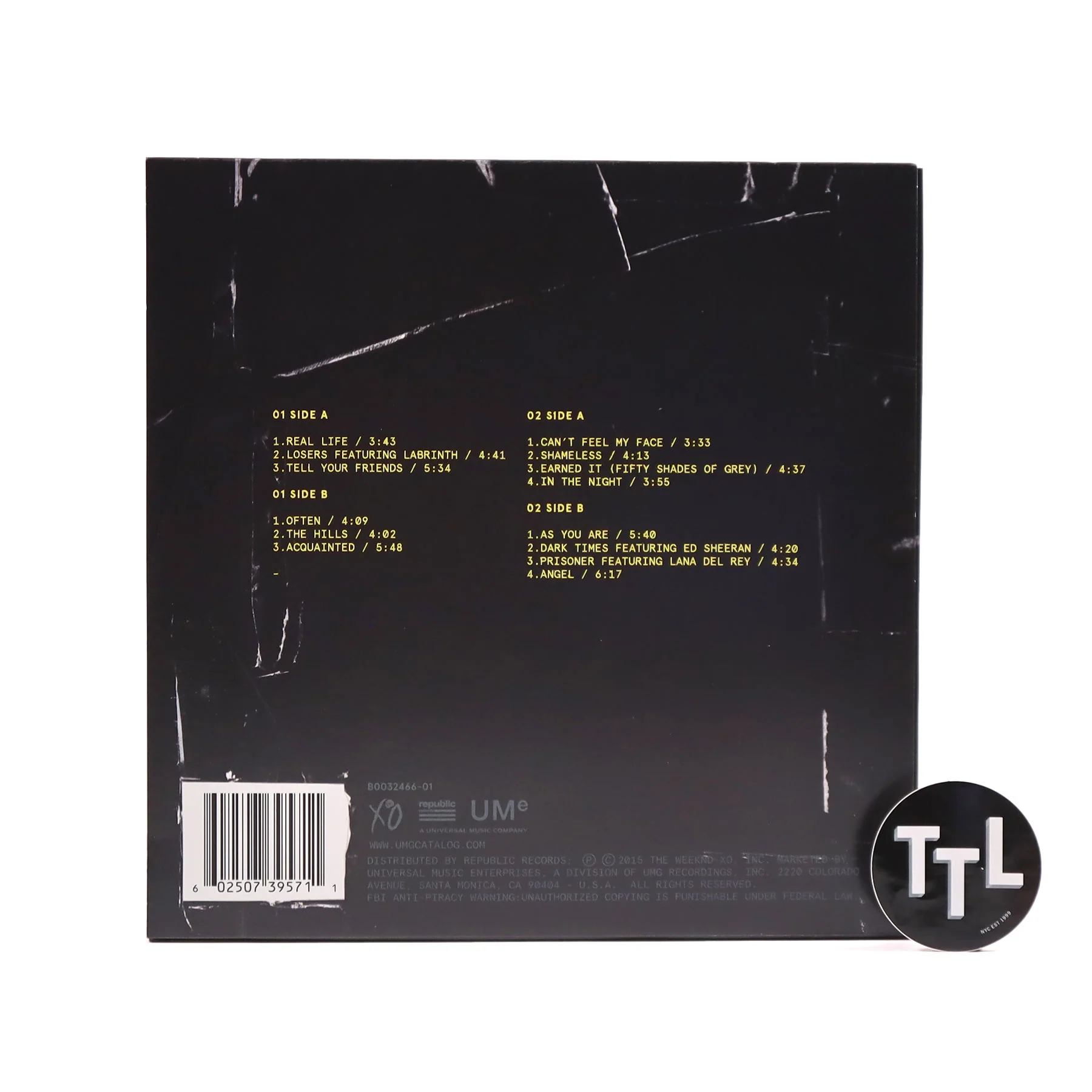 The Weeknd: Beauty Behind The Madness - 5th Anniversary Edition (Colored Vinyl) Vinyl 2LP - Image 3