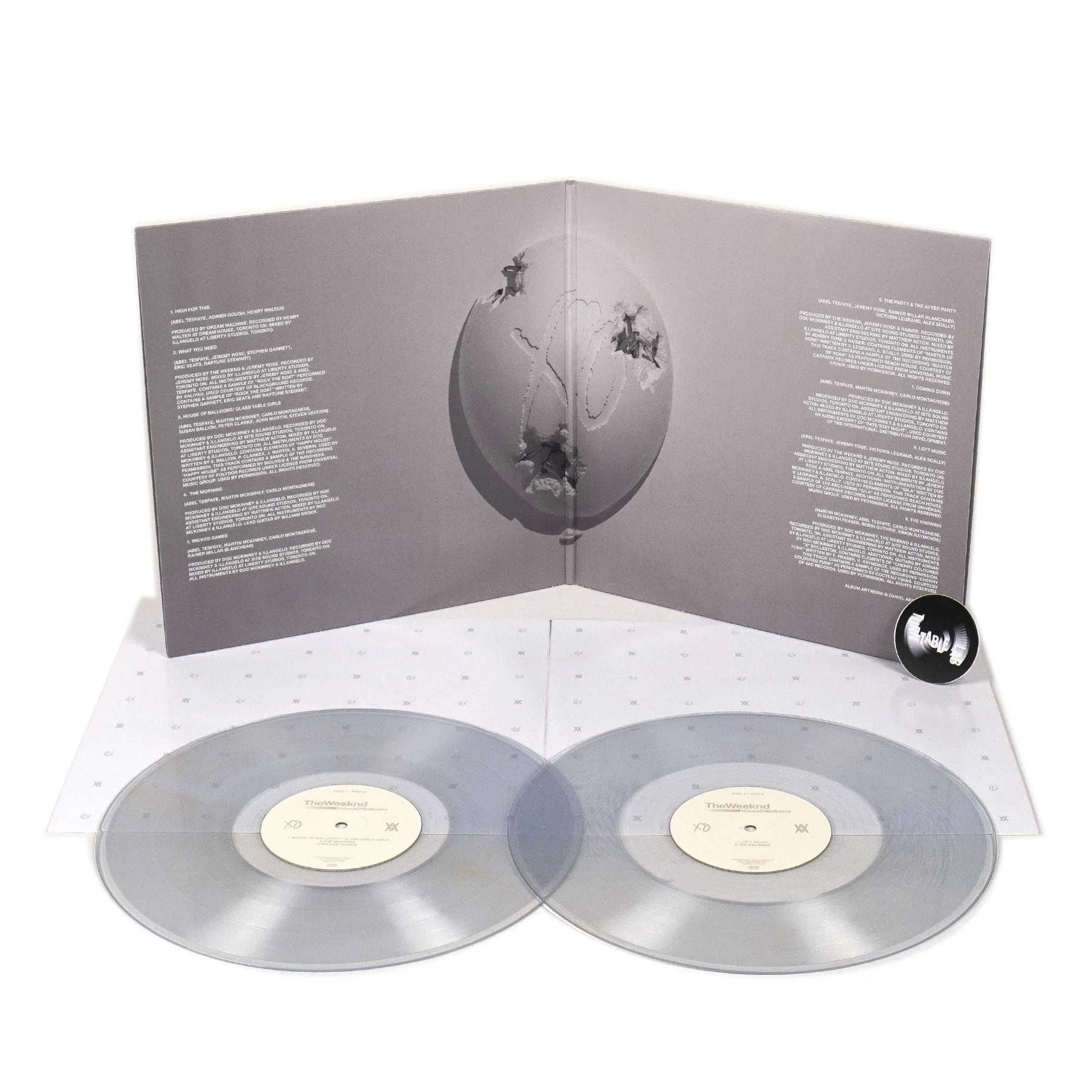 The Weeknd: House Of Balloons (Daniel Arsham Artwork, Clear Colored Vinyl) Vinyl 2LP - Image 3