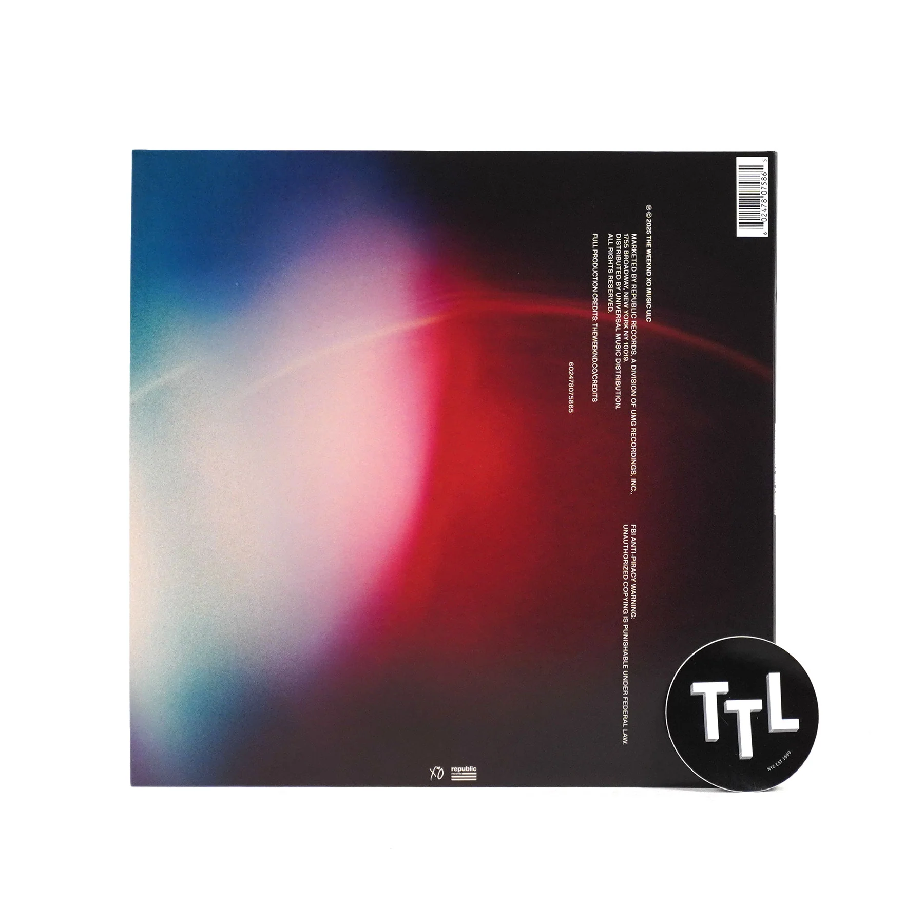 The Weeknd: Hurry Up Tomorrow Original Score Vinyl 2LP - Image 3