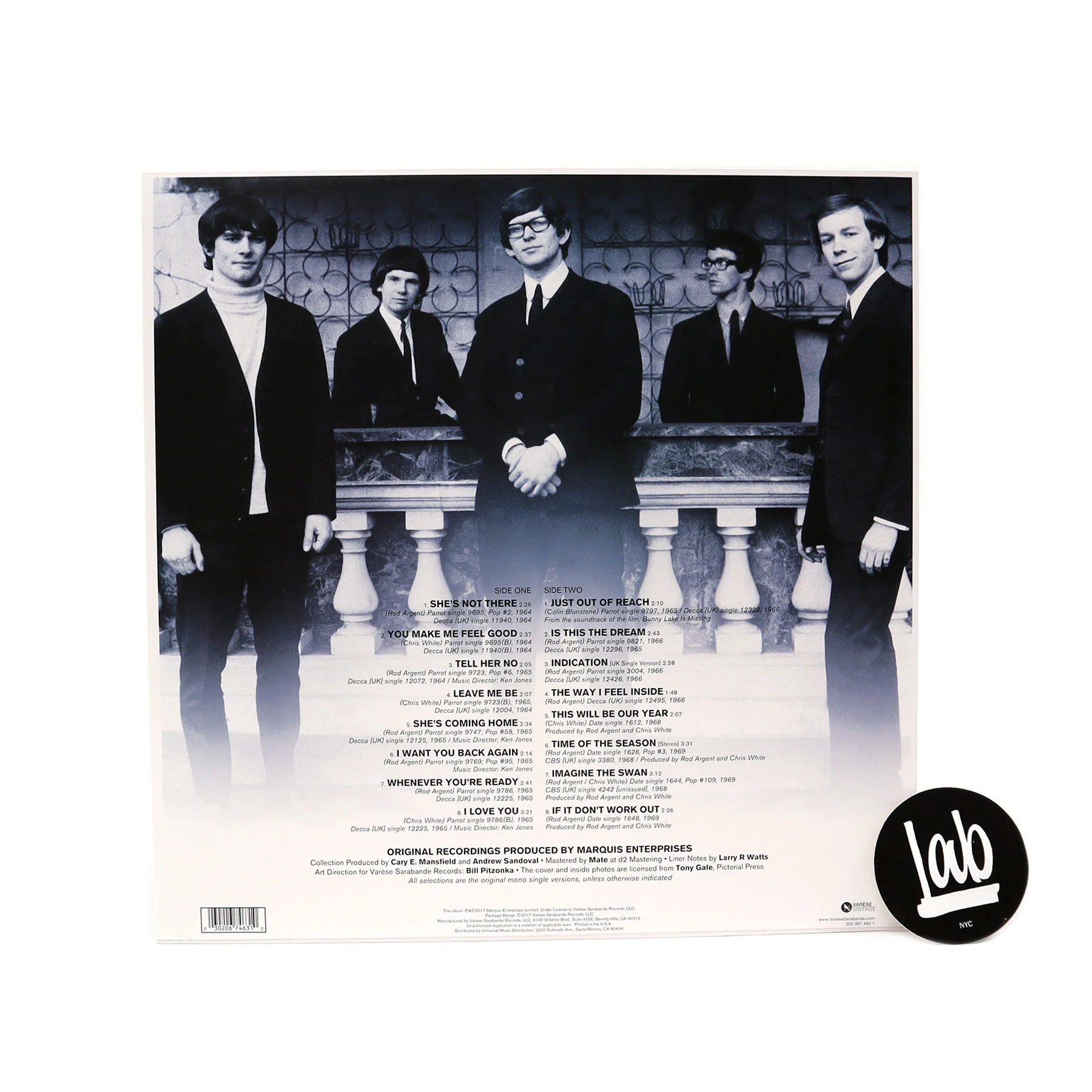 The Zombies: Greatest Hits (Mono 180g) Vinyl LP - Image 3