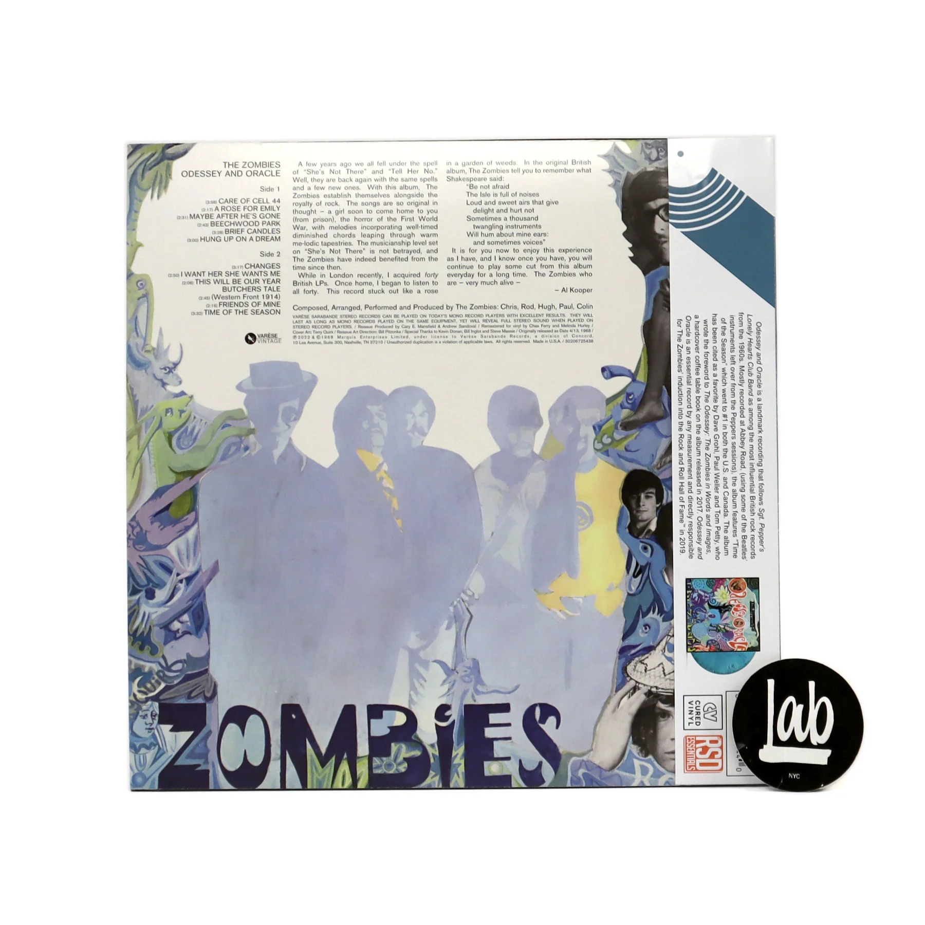 The Zombies: Odessey And Oracle (Indie Exclusive Colored Vinyl) Vinyl LP - Image 3