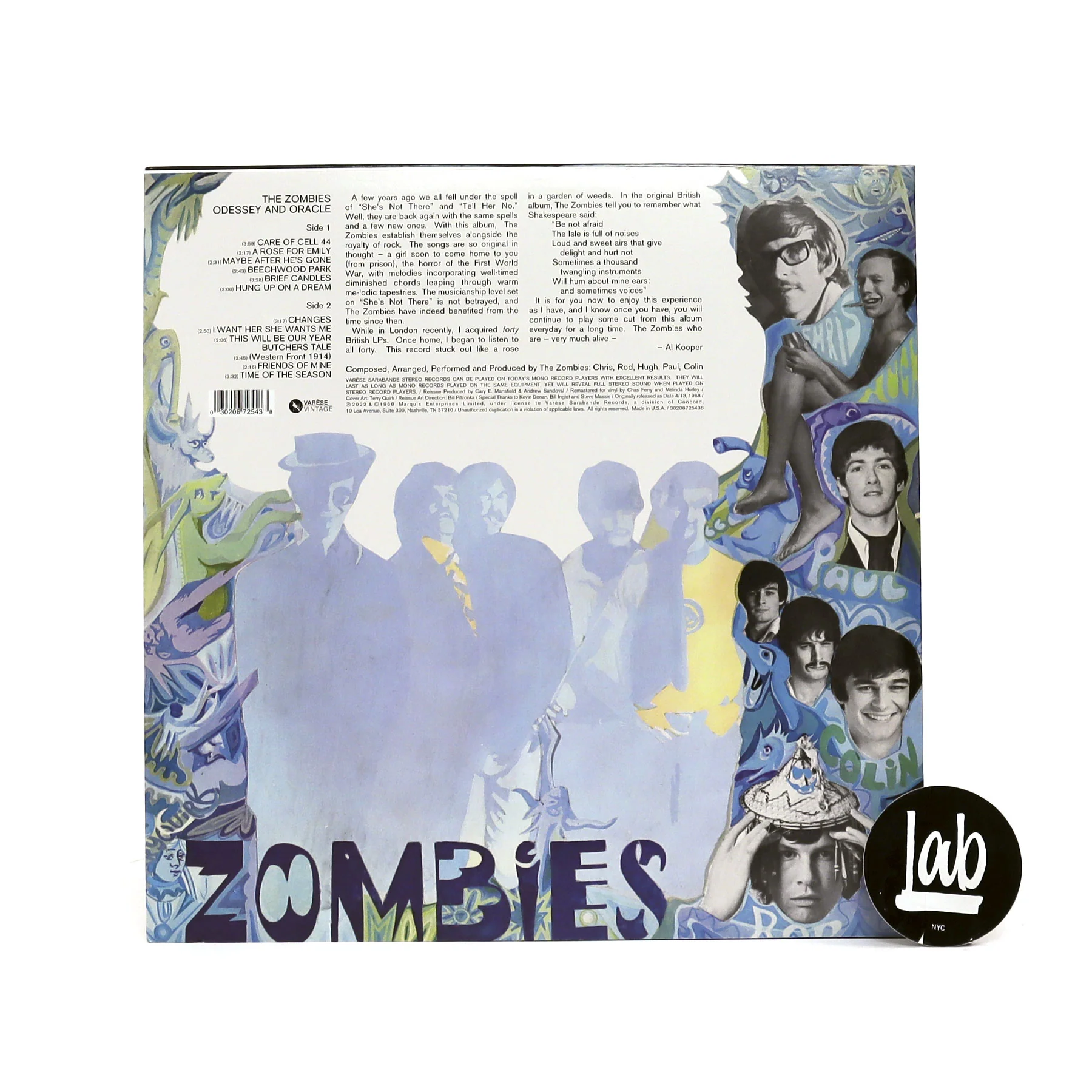 The Zombies: Odessey & Oracle Vinyl LP - Image 2