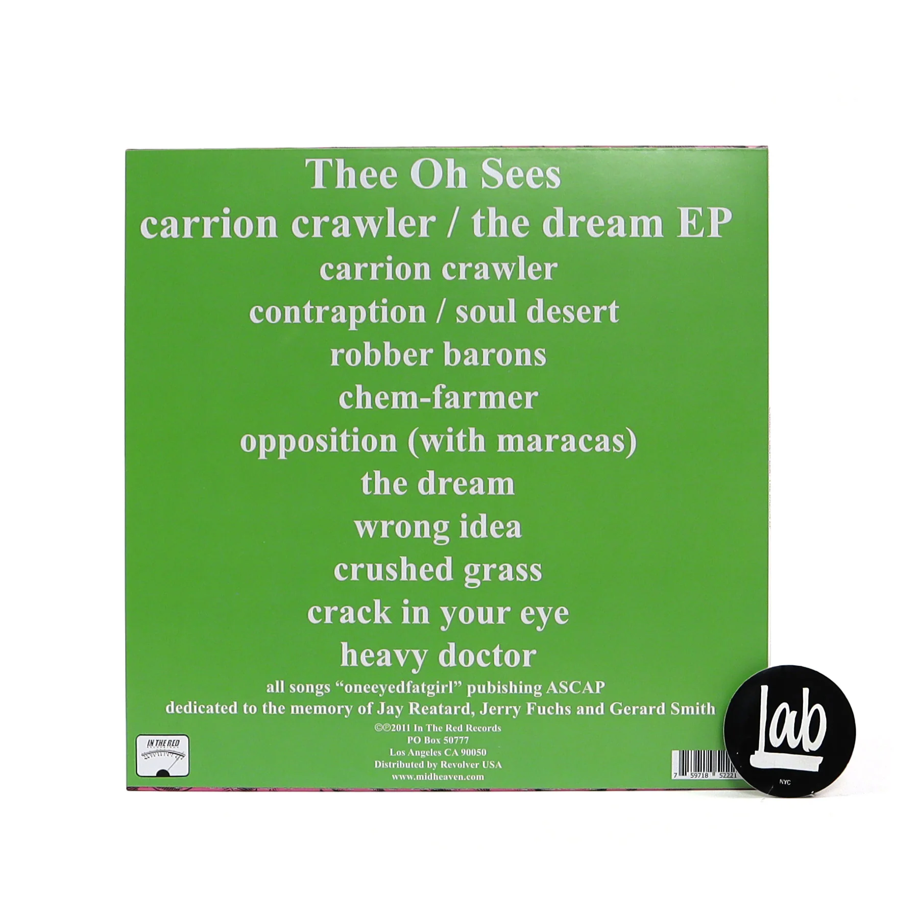 Thee Oh Sees: Carrion Crawler / The Dream (Colored Vinyl) Vinyl LP - Image 3
