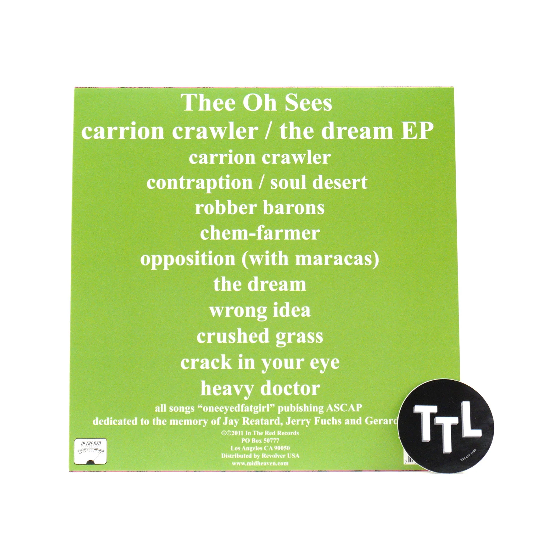 Thee Oh Sees: Carrion Crawler / The Dream (Pink Colored Vinyl) Vinyl LP - Image 3