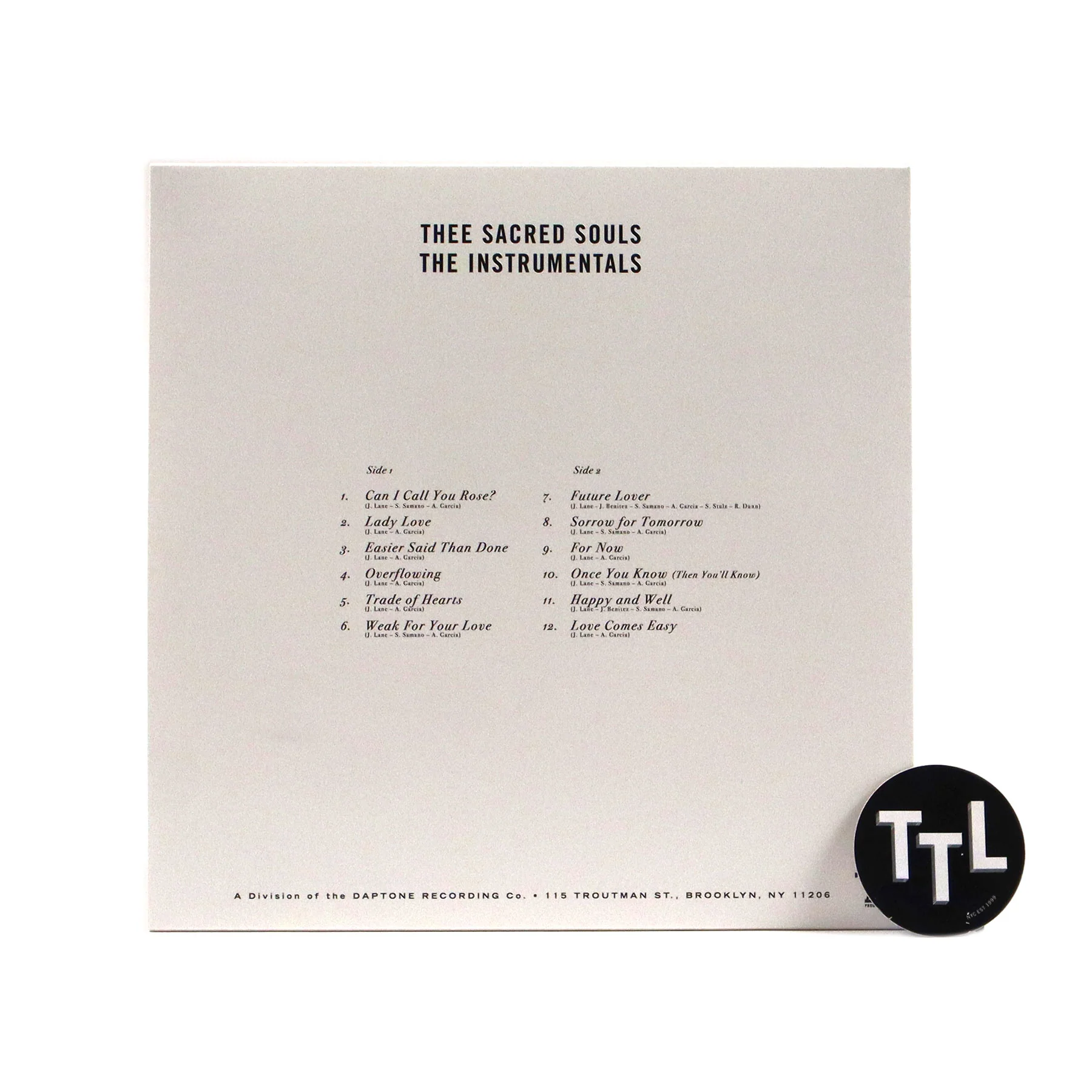 Thee Sacred Souls: The Instrumentals (Colored Vinyl) Vinyl LP - Image 3