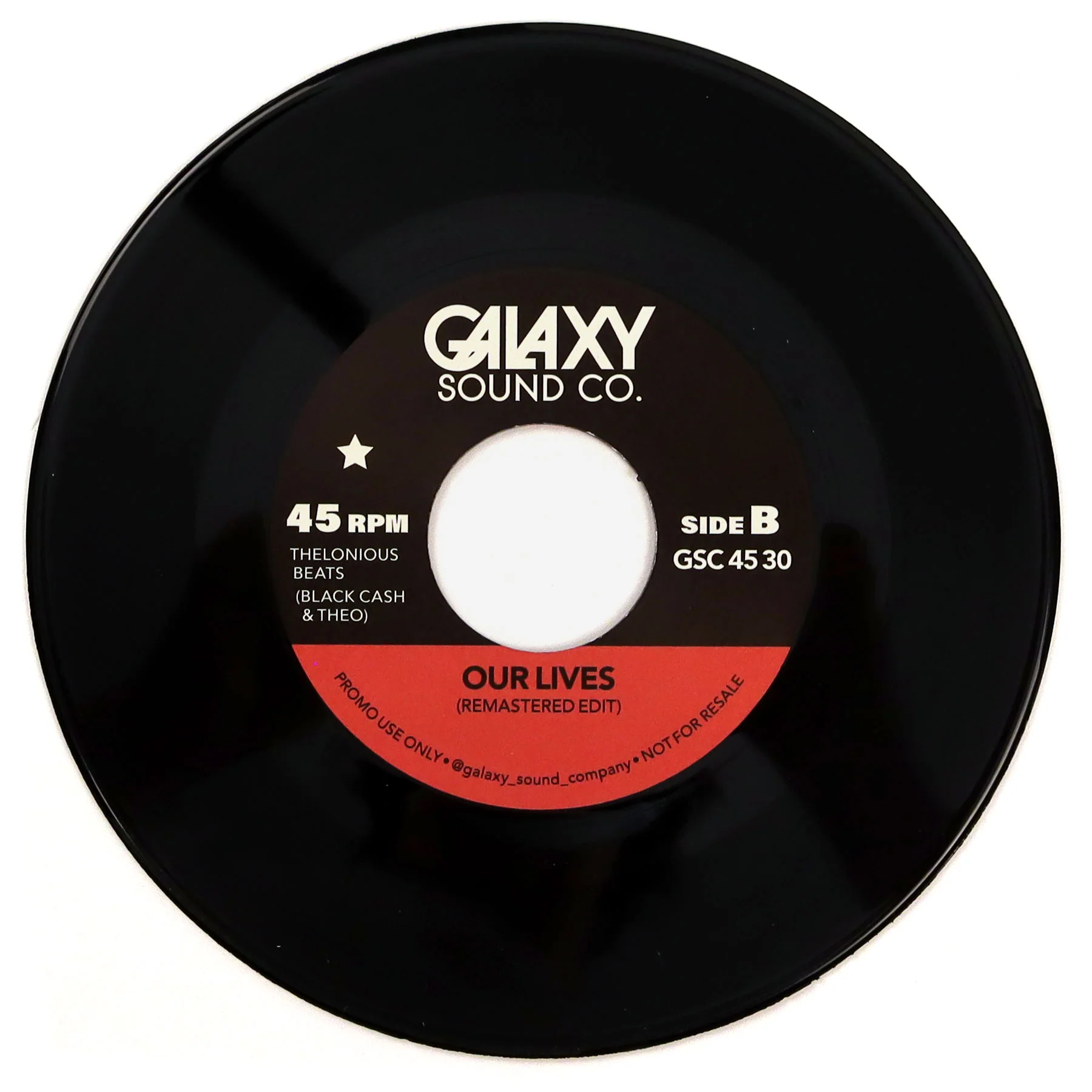 Blackcash & Theo: Galaxy Vol.30 (Gil Scott-Heron, Odyssey) Vinyl 7" - Image 2