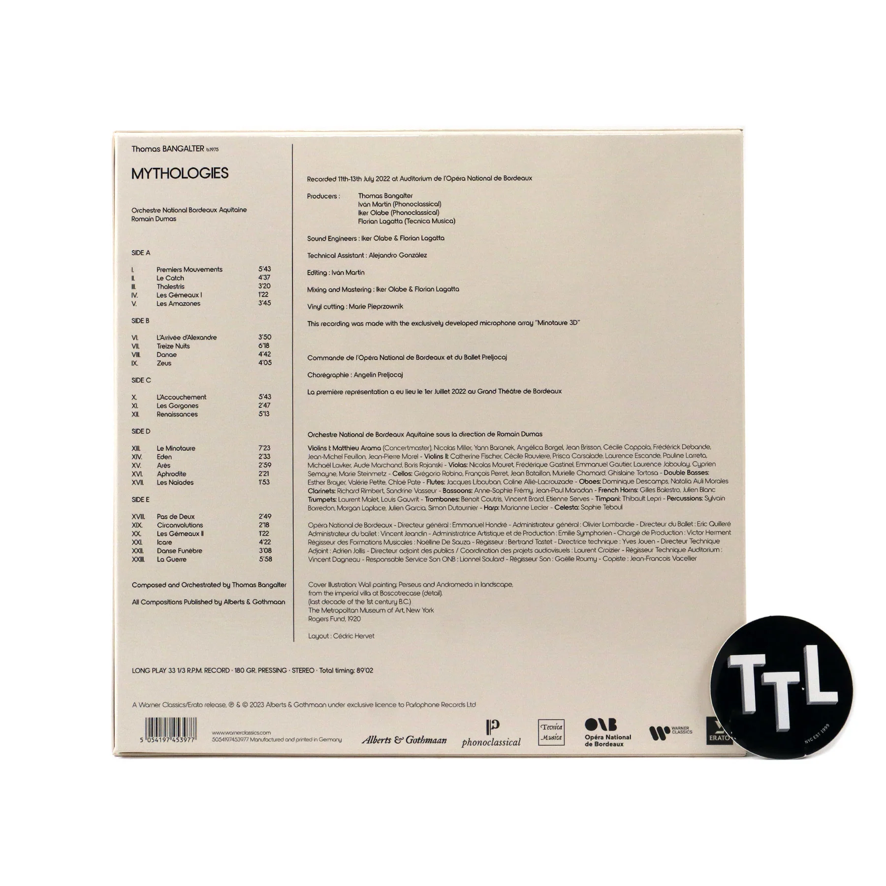 Thomas Bangalter: Mythologies (Daft Punk) Vinyl 3LP Boxset - Image 3