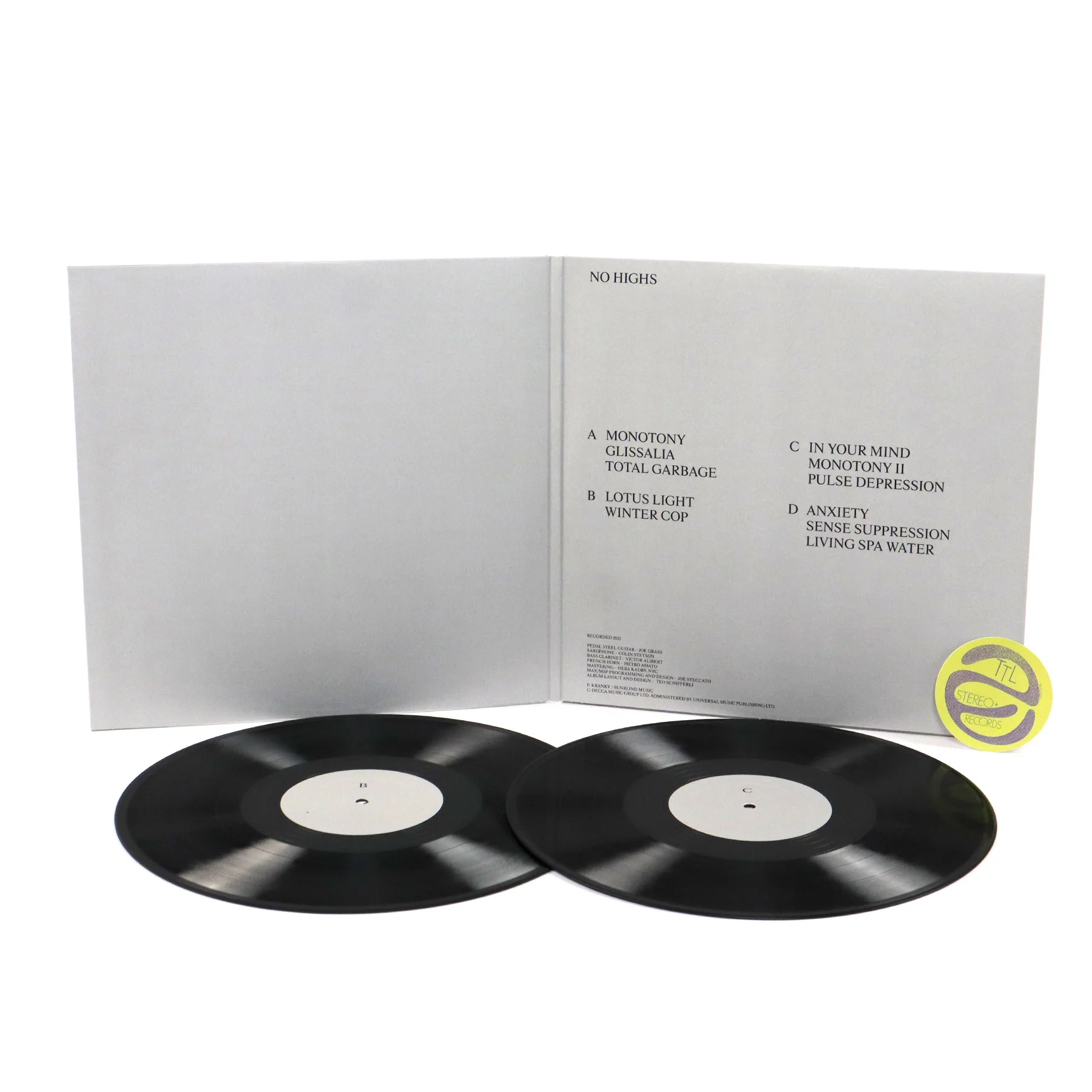 Tim Hecker: No Highs Vinyl 2LP - Image 3