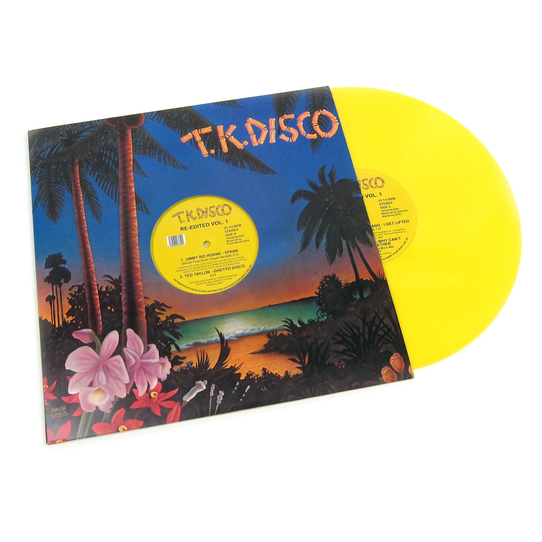 T.K. Disco: T.K. Disco Re-Edited Vol.1 (Todd Terje, Kon, Danny Krivit) (Colored Vinyl) Vinyl 2LP - Image 2