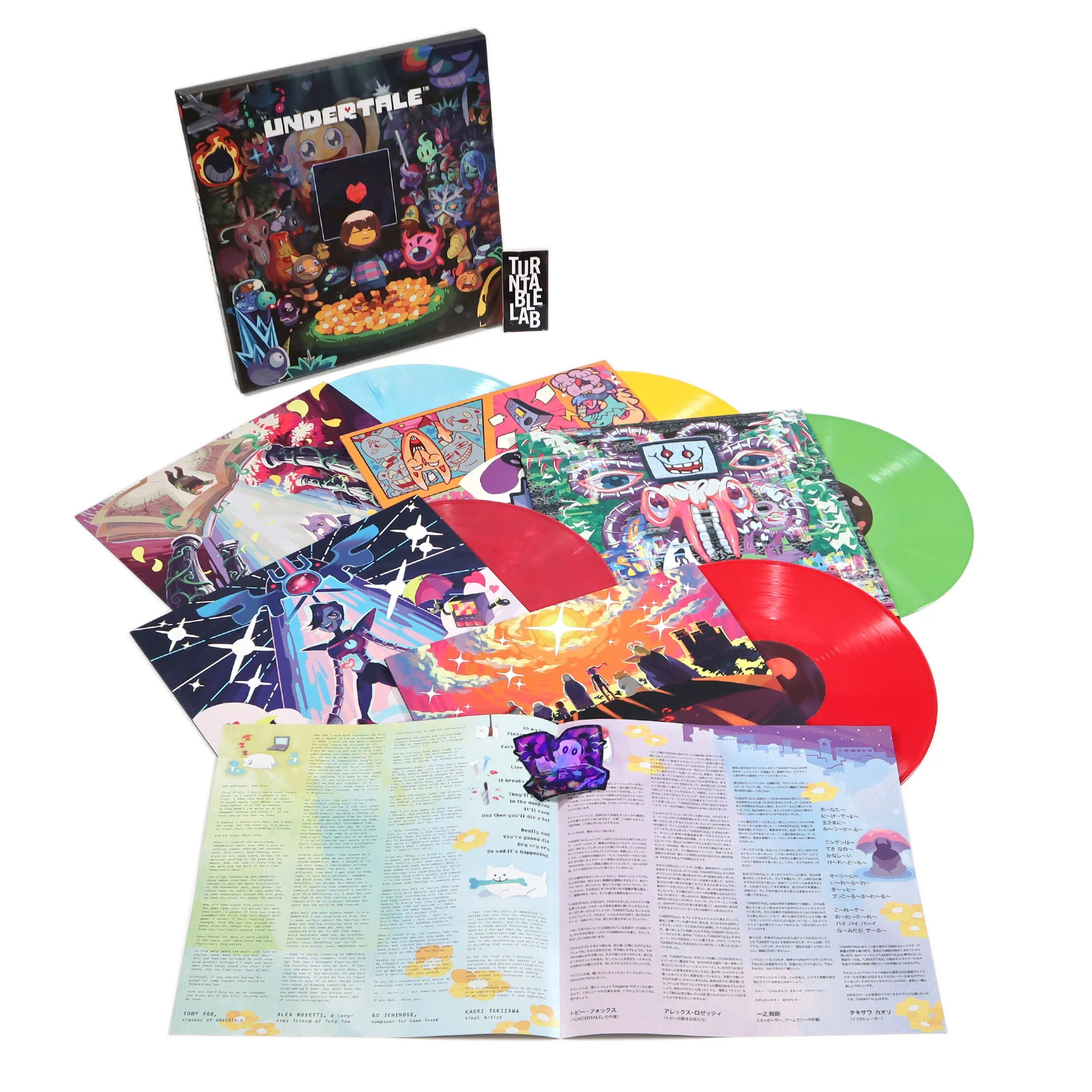 Toby Fox: Undertale Complete Soundtrack (Colored Vinyl) Vinyl 5LP Boxset - Image 2