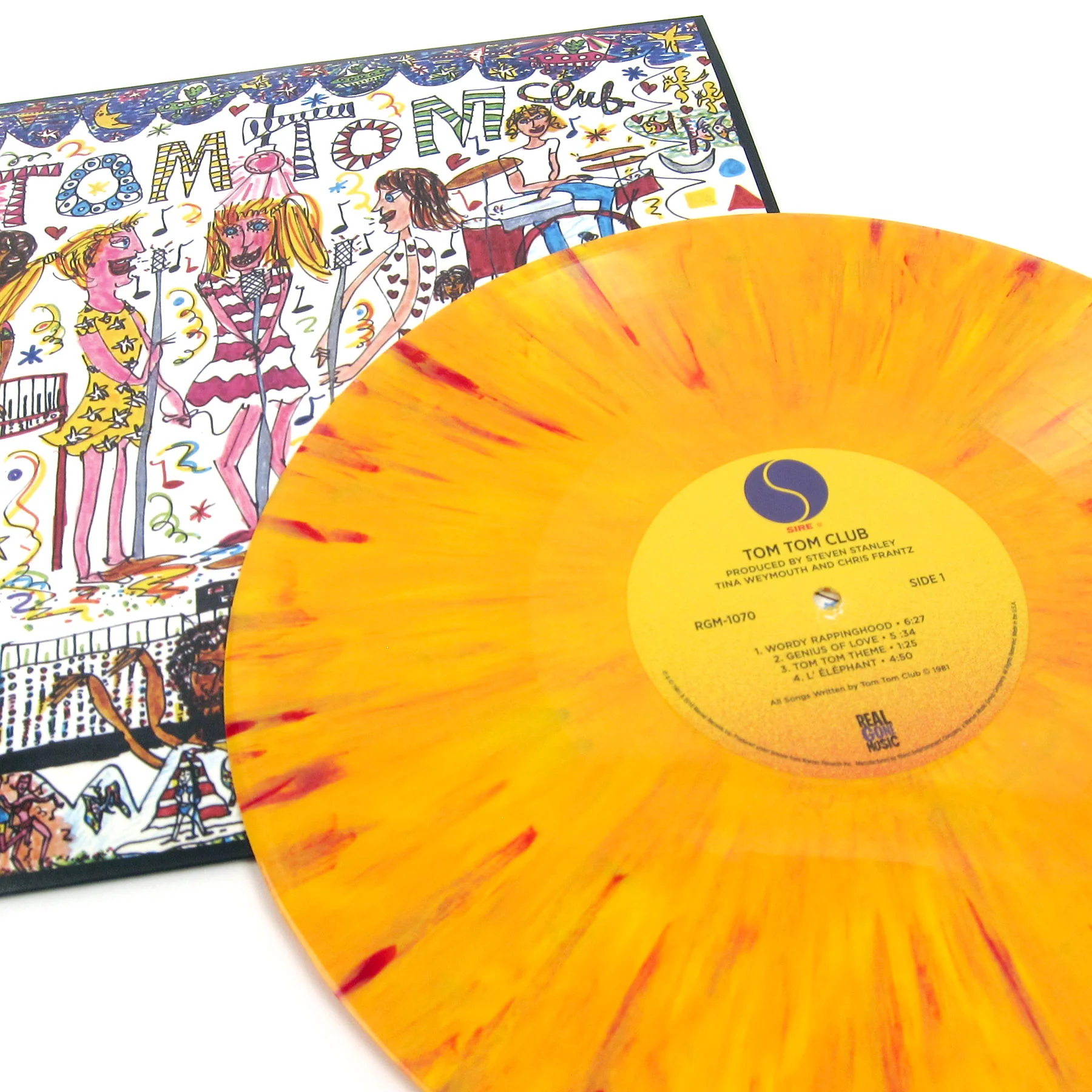 Tom Tom Club: Tom Tom Club (Red & Yellow Colored Vinyl) Vinyl LP - Image 2