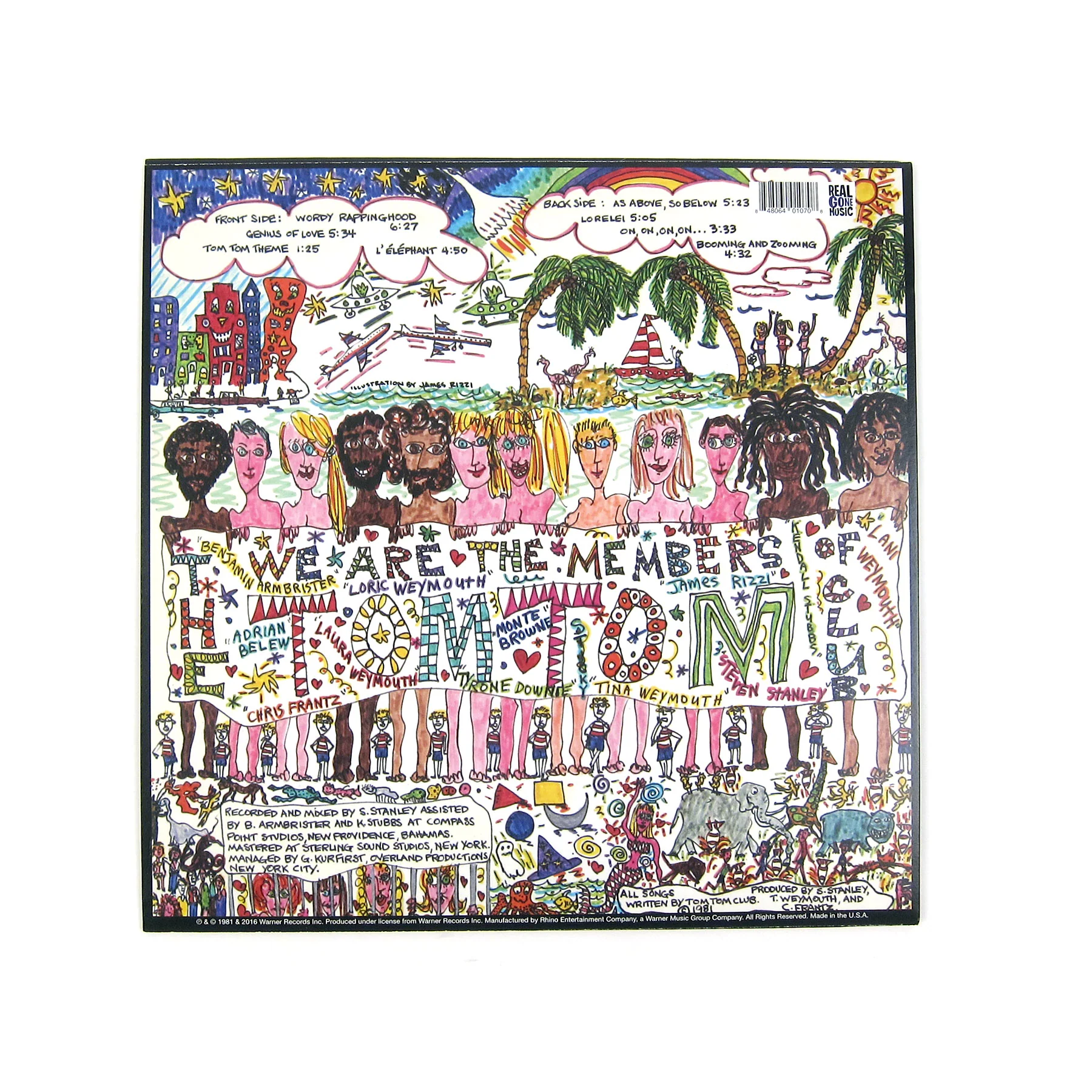 Tom Tom Club: Tom Tom Club (Red & Yellow Colored Vinyl) Vinyl LP - Image 3