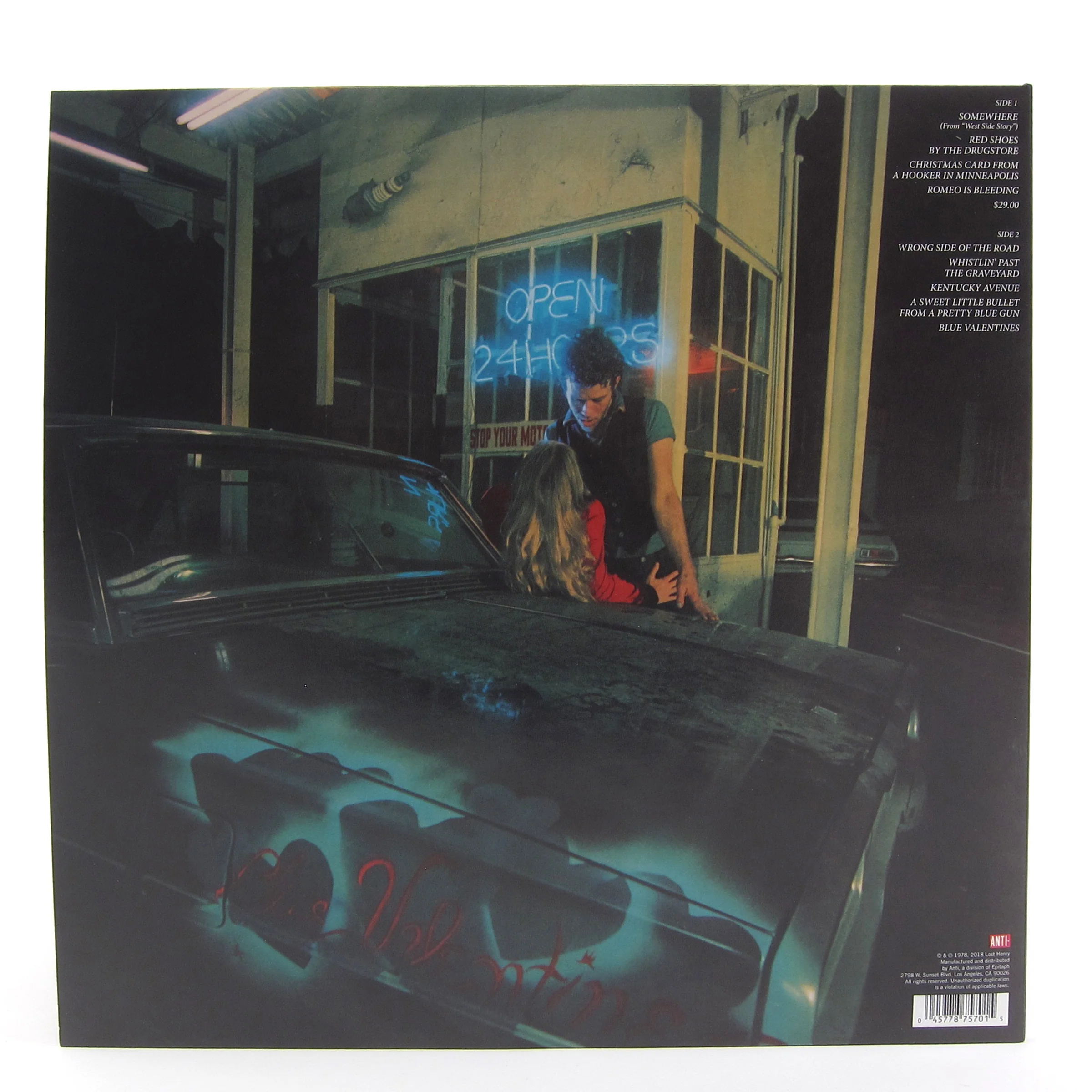 Tom Waits: Blue Valentine (Indie Exclusive Colored Vinyl) Vinyl LP - Image 3