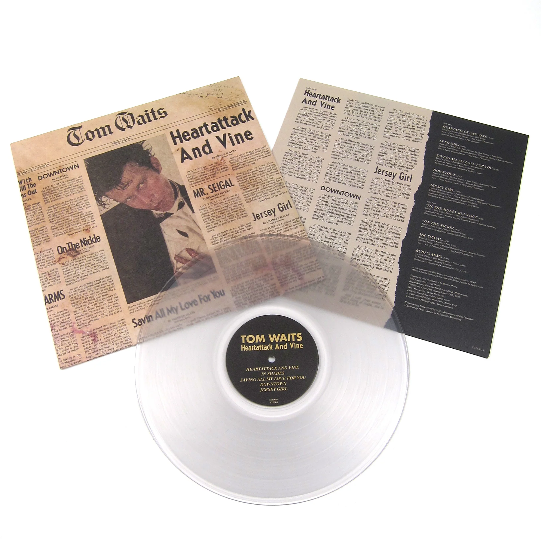 Tom Waits: Heartattack And Vine (180g, Clear Colored Vinyl) Vinyl LP - Image 2