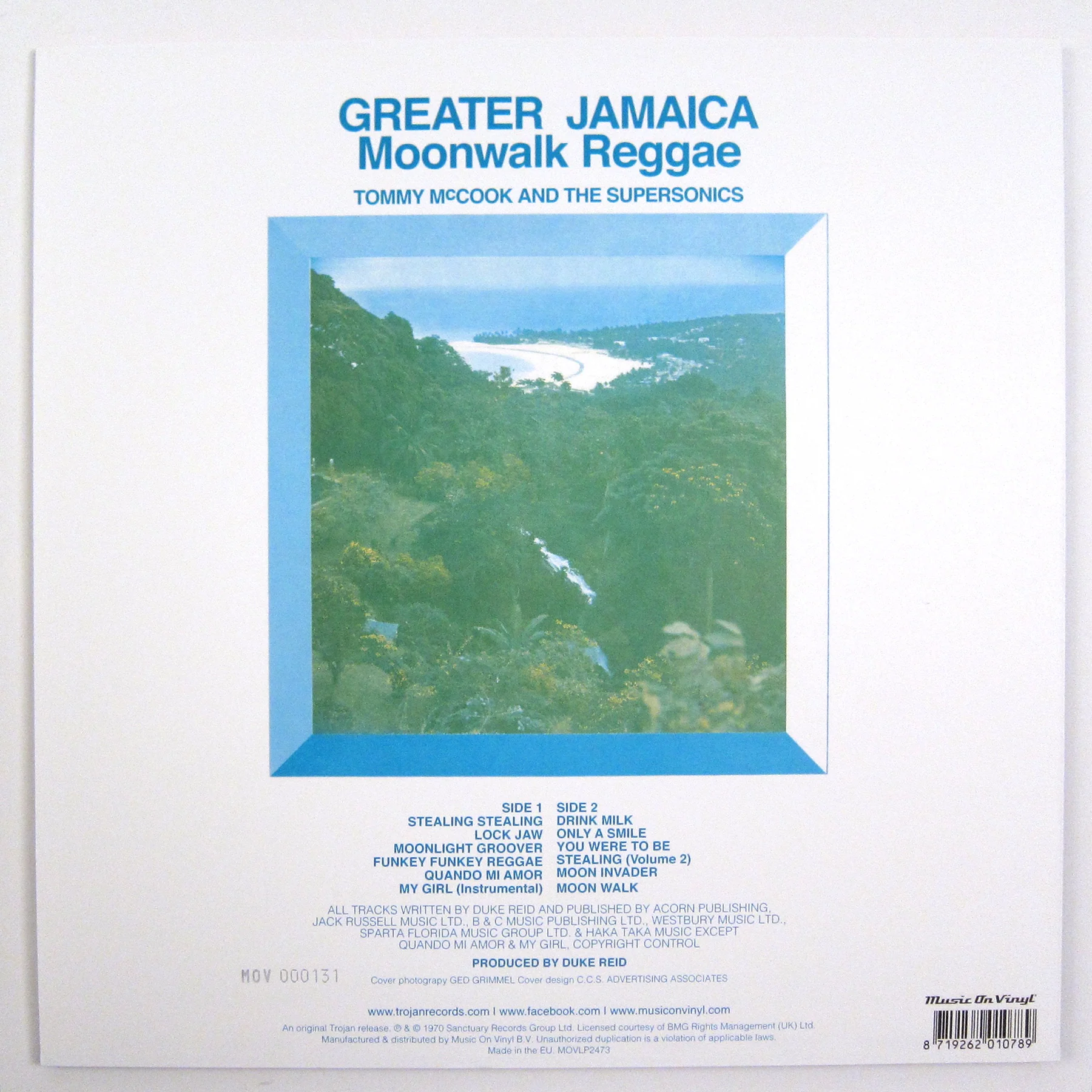 Tommy McCook & The Supersonics: Greater Jamaica Moonwalk Reggae (Music On Vinyl 180g, Colored Vinyl) Vinyl LP - Image 2
