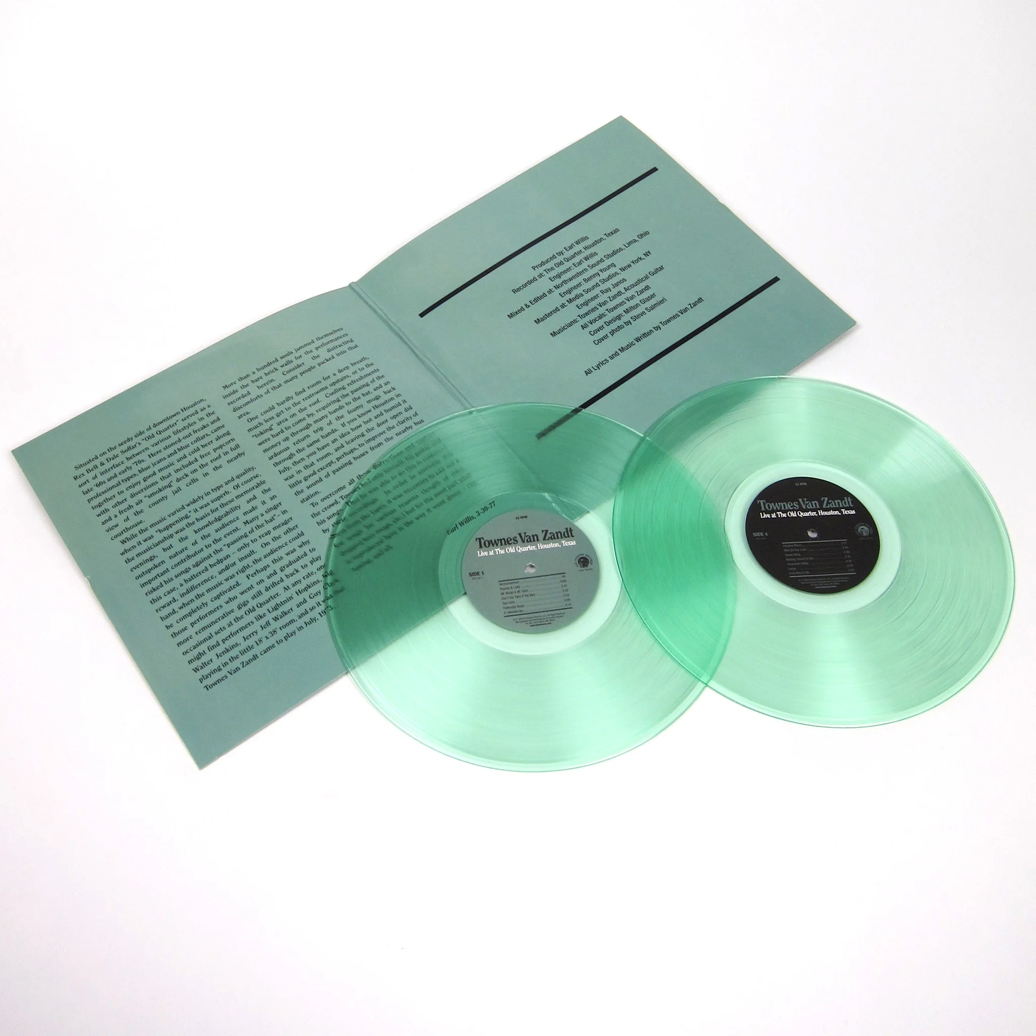 Townes Van Zandt: Live At The Old Quarter (Colored Vinyl) Vinyl 2LP - Image 2