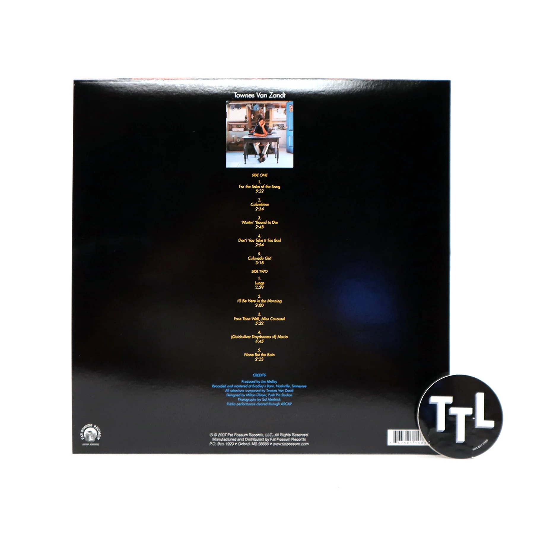 Townes Van Zandt: Townes Van Zandt Vinyl LP - Image 2
