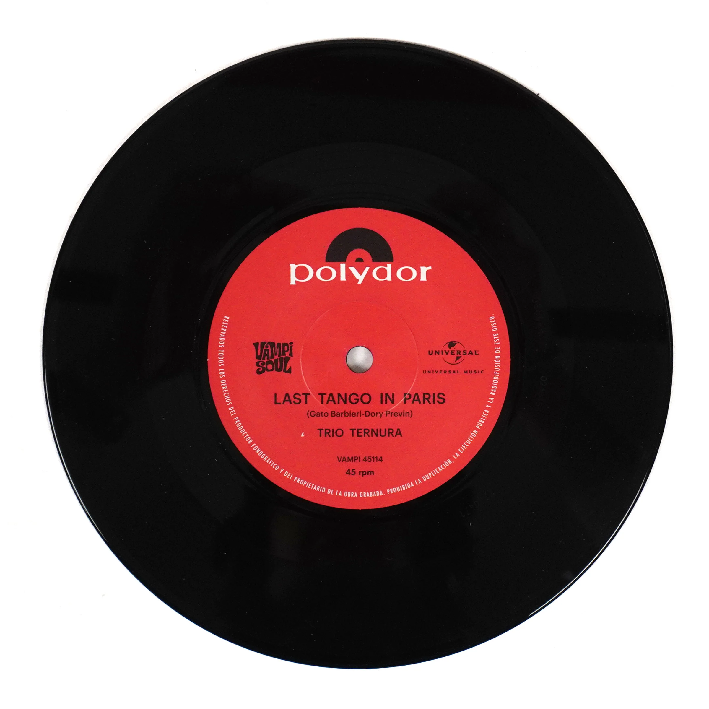 Trio Ternura: A Gira / Last Tango In Paris Vinyl 7" - Image 3